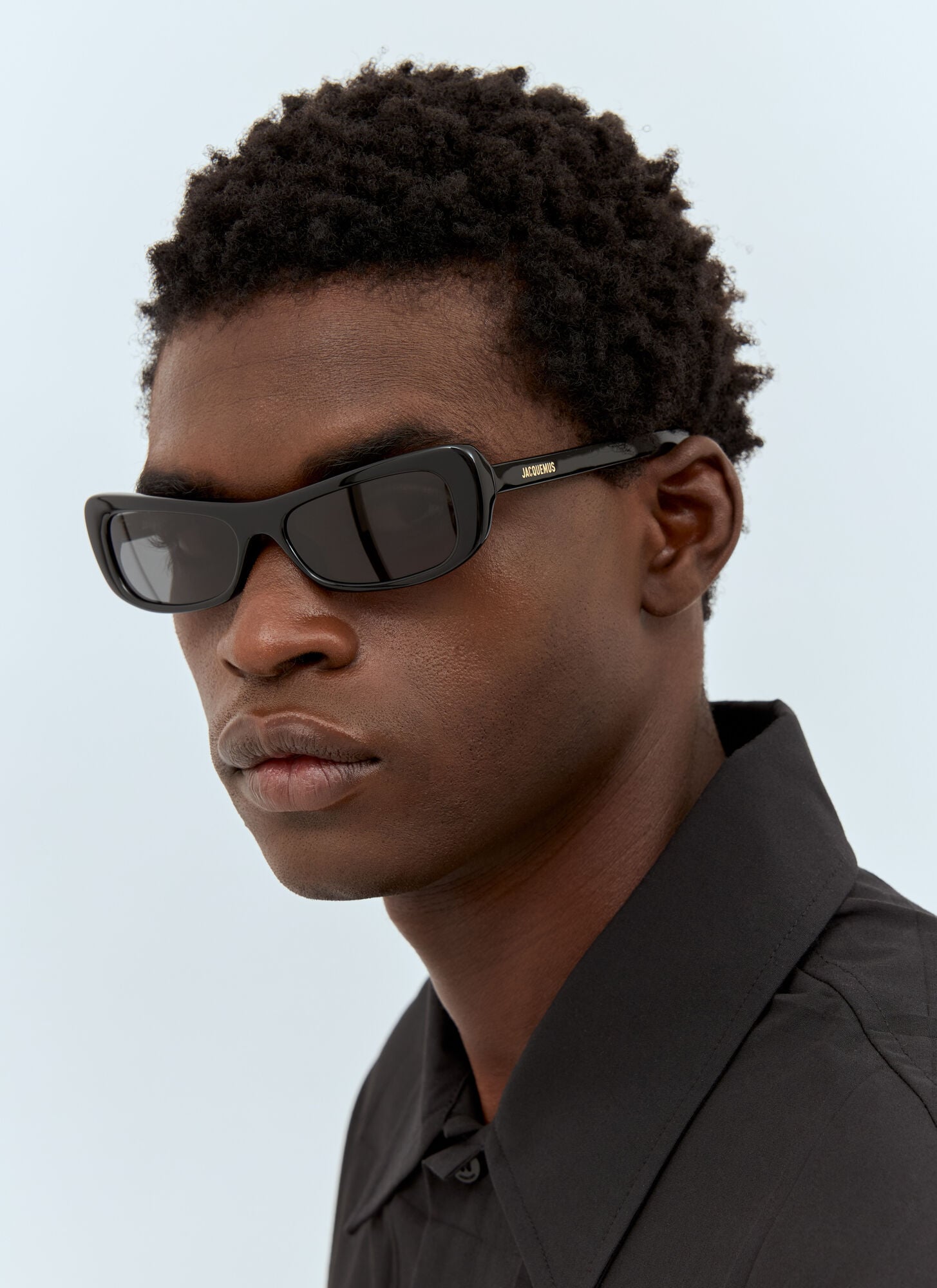 JACQUEMUS Jacquemus Les Lunettes Capri Sunglasses -  Sunglasses Black One Size　Jacquemus Les Lunettes Capri サングラス - サングラス ブラック フリー