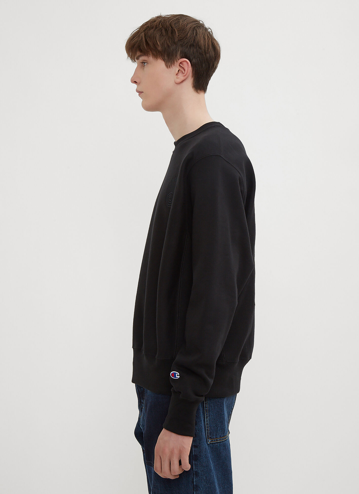  Joe Garvey Joe Garvey Logo Crew Neck Sweater -  Sweatshirts Black S 