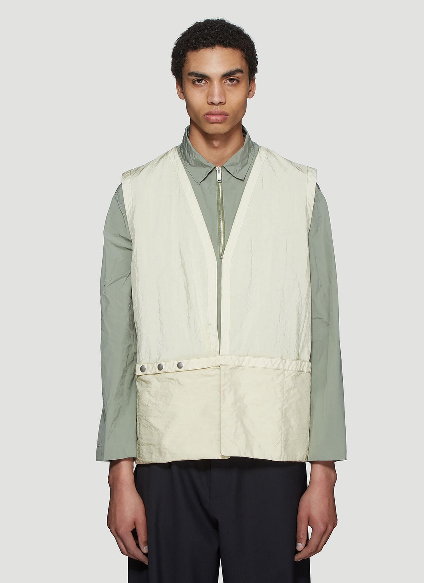 Jil Sander Jil Sander Seoul Vest - Man Jackets Beige It - 48　ジル サンダー ソウル ベスト - メンズ ジャケット ベージュ It - 48