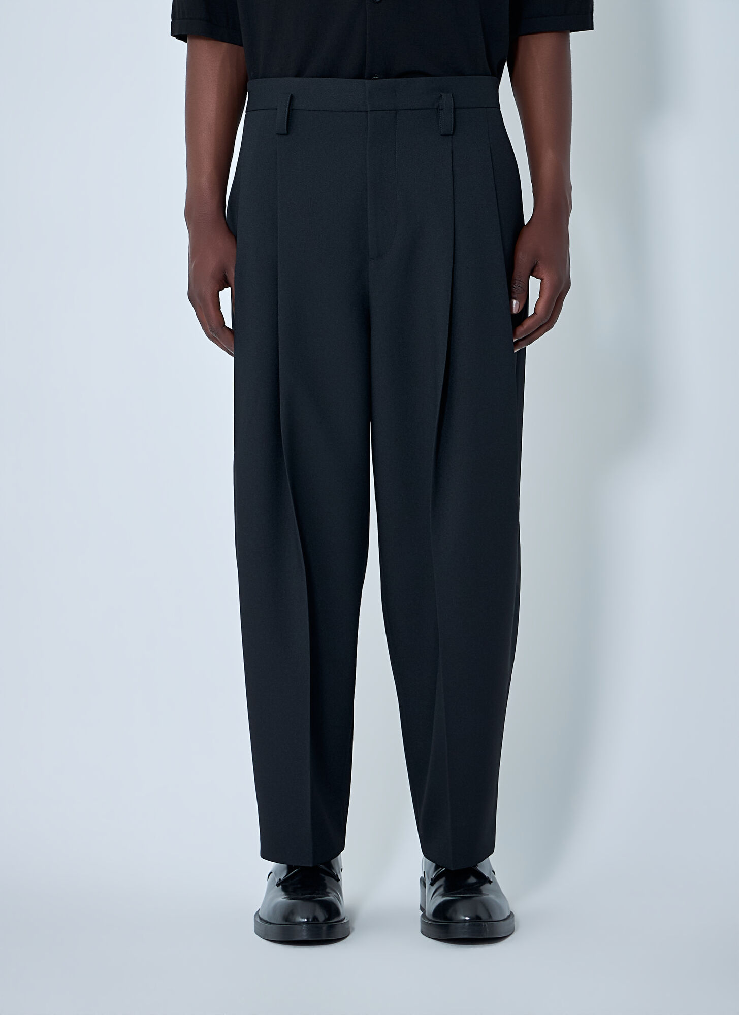 Jil Sander Jil Sander Relaxed Fit Trousers - Man Pants Black It - 50　ジル・サンダー リラックスフィット パンツ - マン パンツ ブラック IT - 50