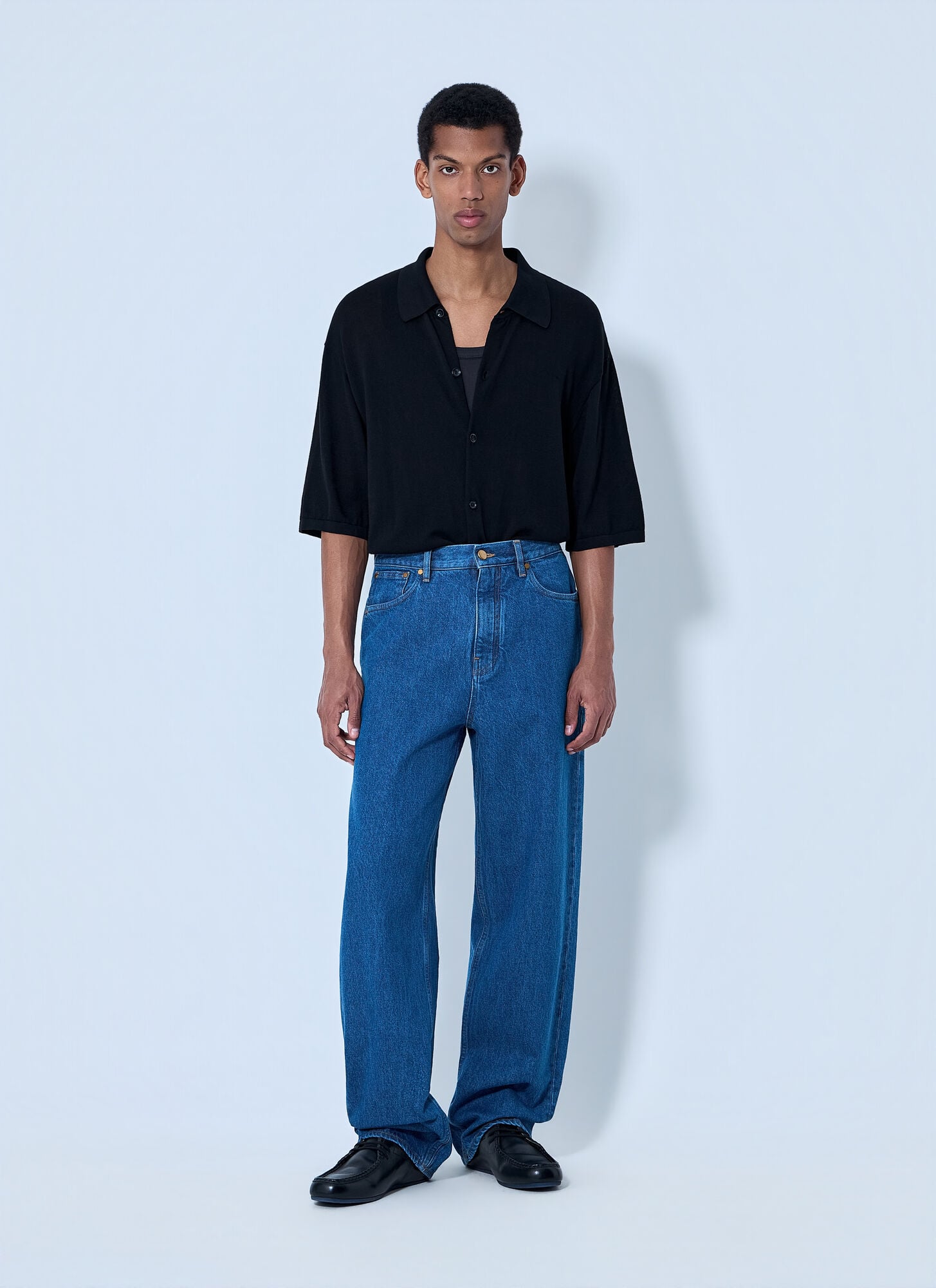  Jil Sander Jil Sander Wide-leg Denim Jeans - Mann Jeans Blue 34 