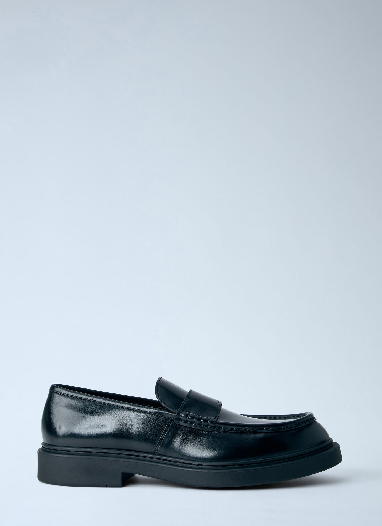 Jil Sander Jil Sander Brushed Leather Loafers - Man Loafers Black Eu - 43　ジル・サンダー ブラッシュ レザー ローファー - マン ローファー ブラック EU - 43