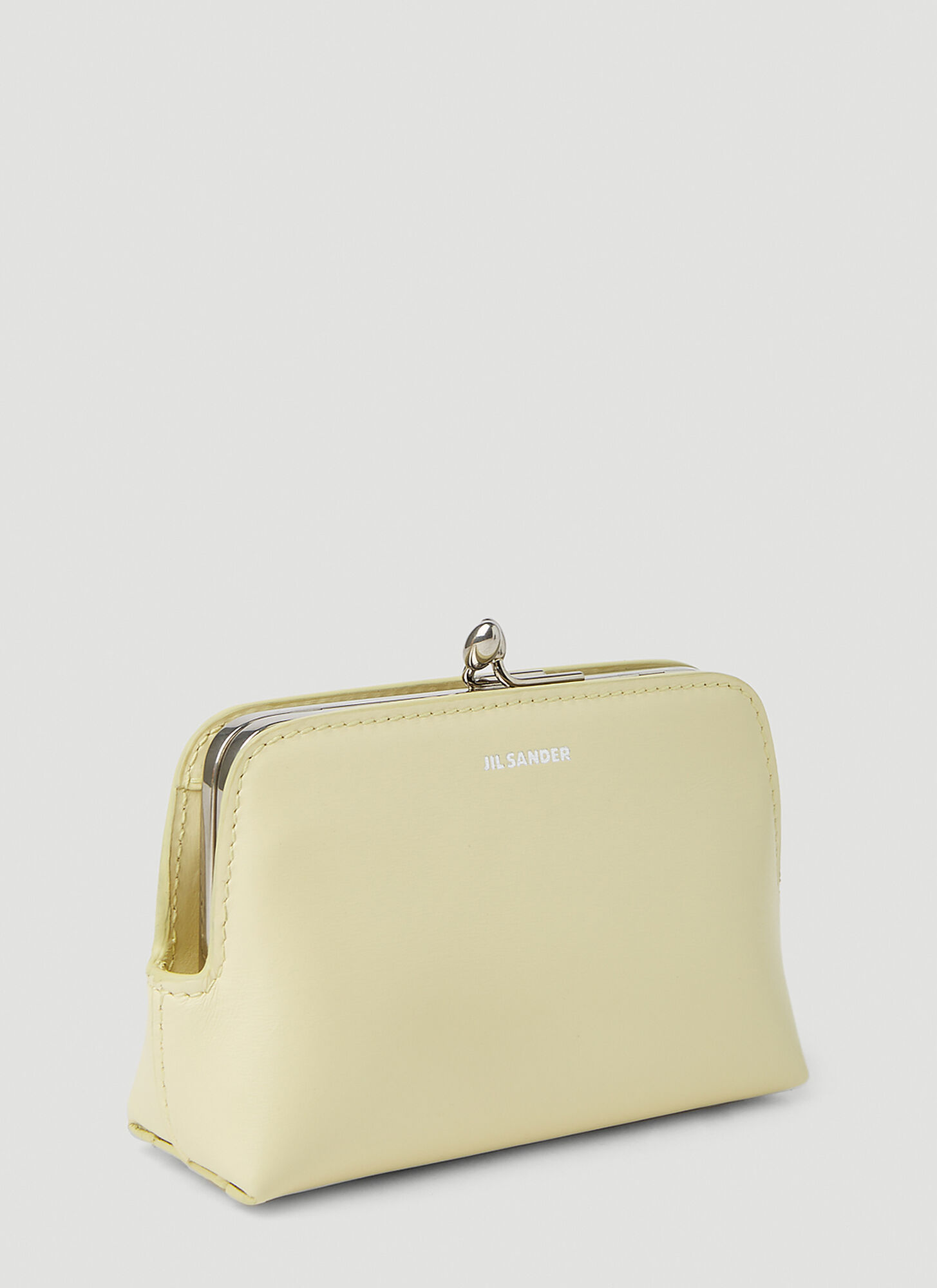  Jil Sander Jil Sander Goji Micro Clutch Bag - Frau Clutches Cream One Size 