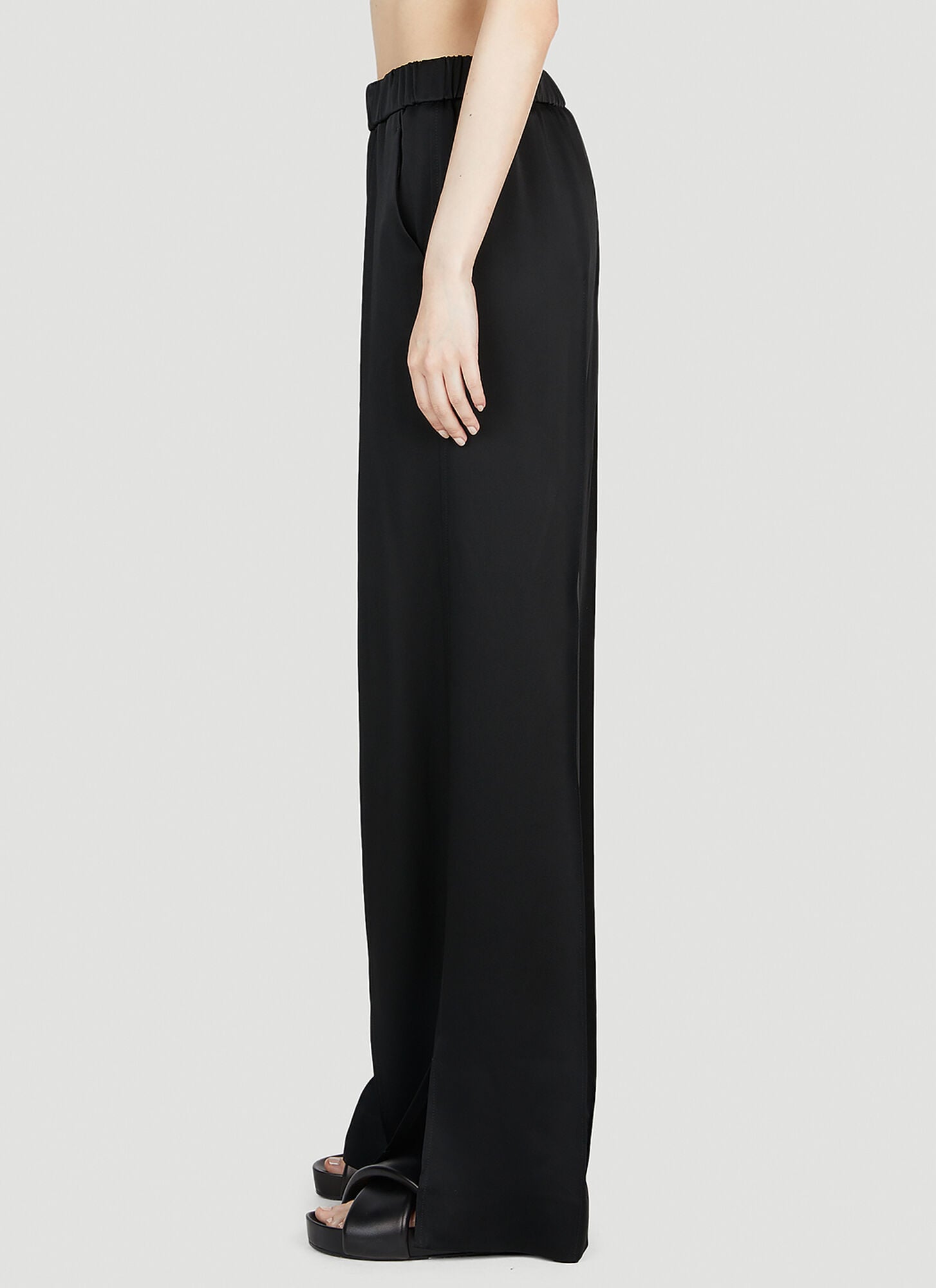  Jil Sander Jil Sander Split Cuff Pants - Frau Hosen Black Fr - 36 