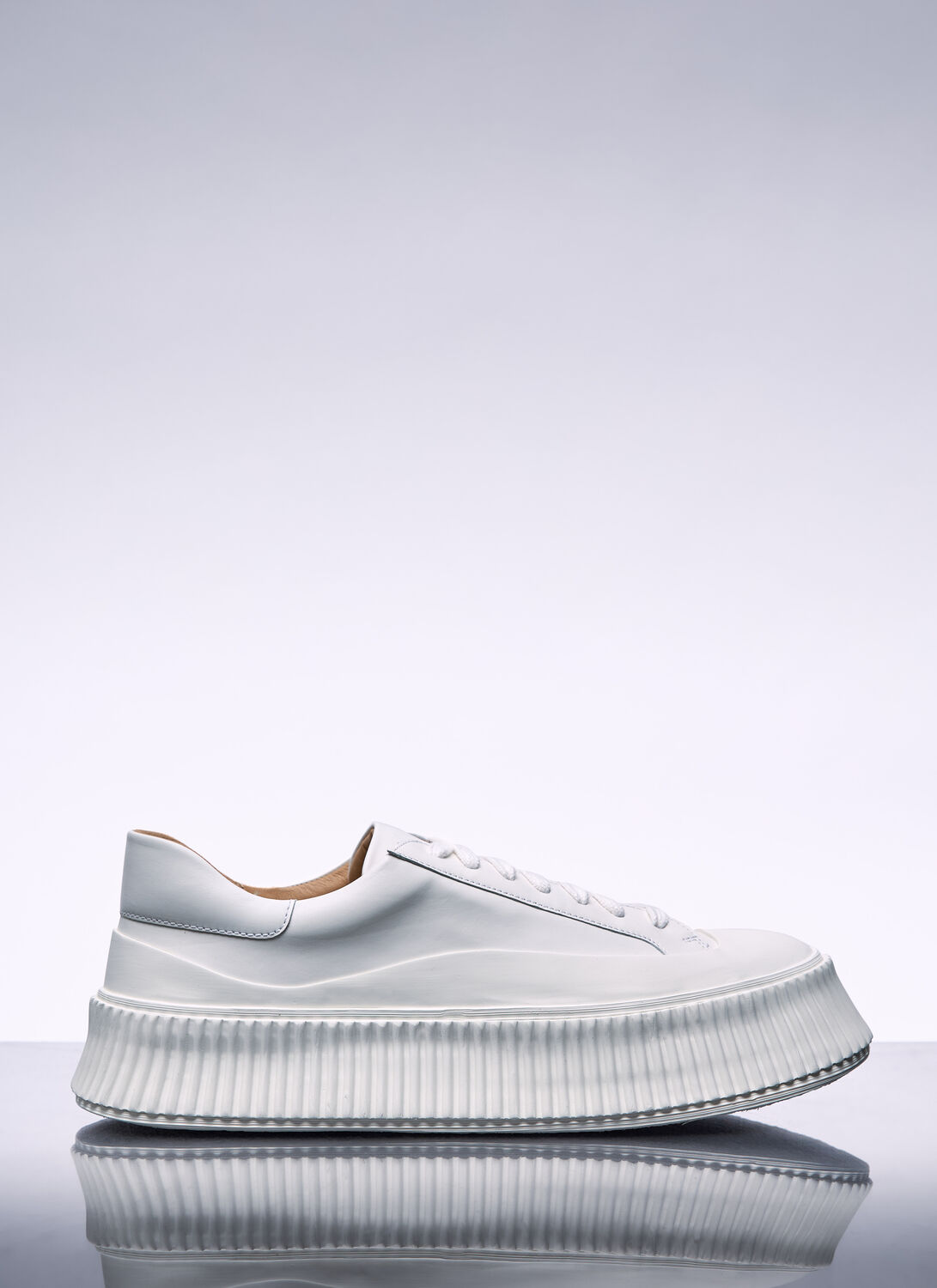 JIL SANDER LEATHER SNEAKERS