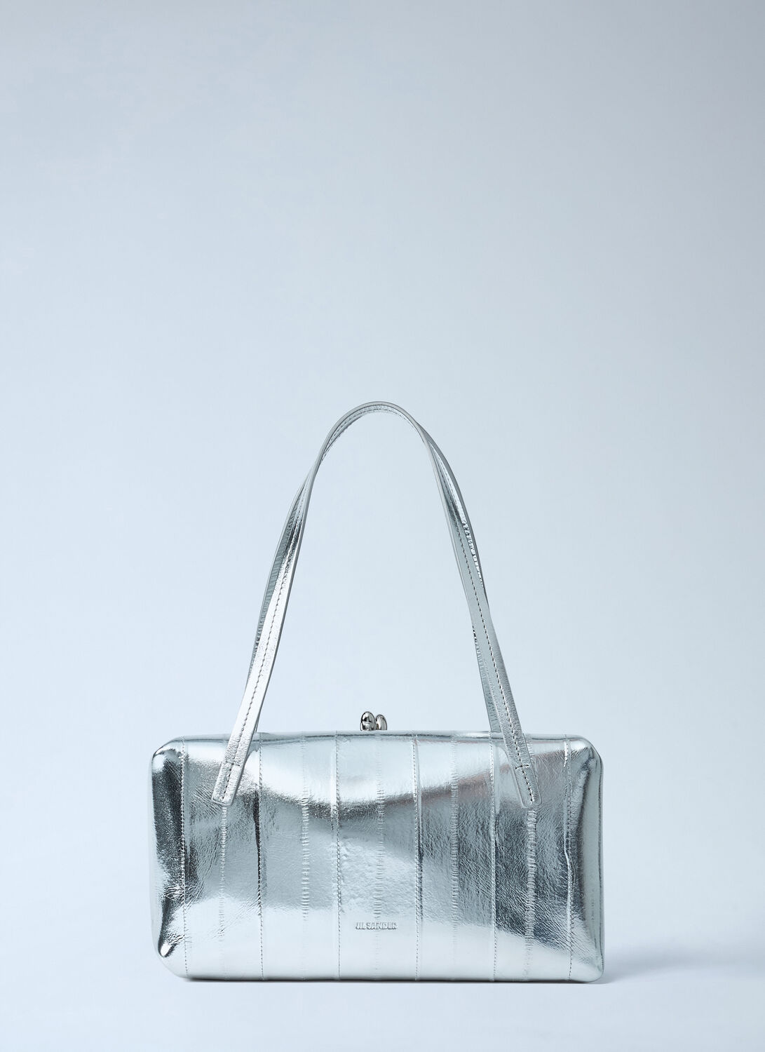Jil Sander Small Goji Pillow Tote Bag In Silver