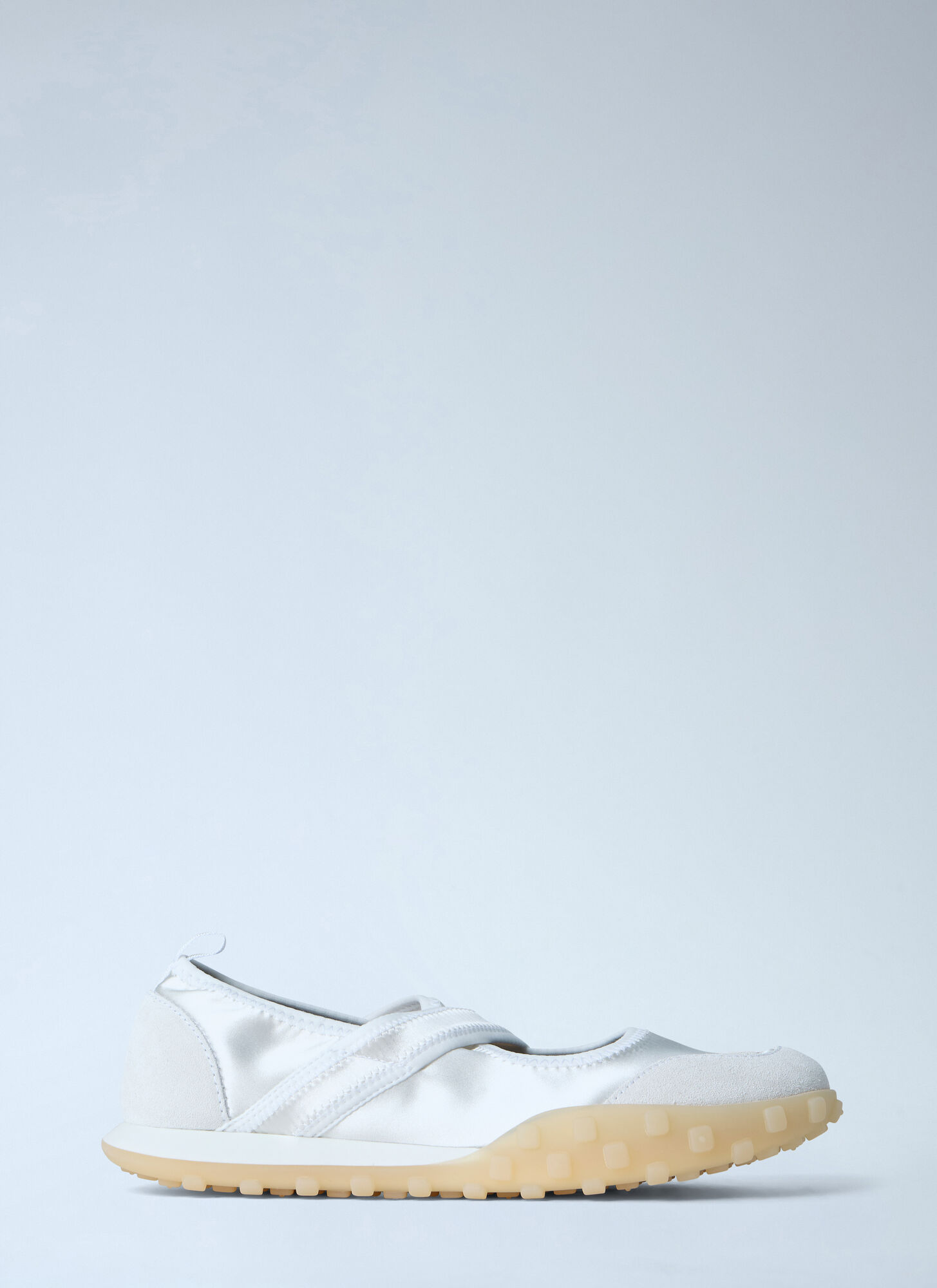 Jil Sander Jil Sander Satin Strap Slip-on Shoes - Woman Slip Ons White Eu - 37　ジル サンダー サテン ストラップ スリッポン シューズ - ウィメンズ スリッポン ホワイト EU -