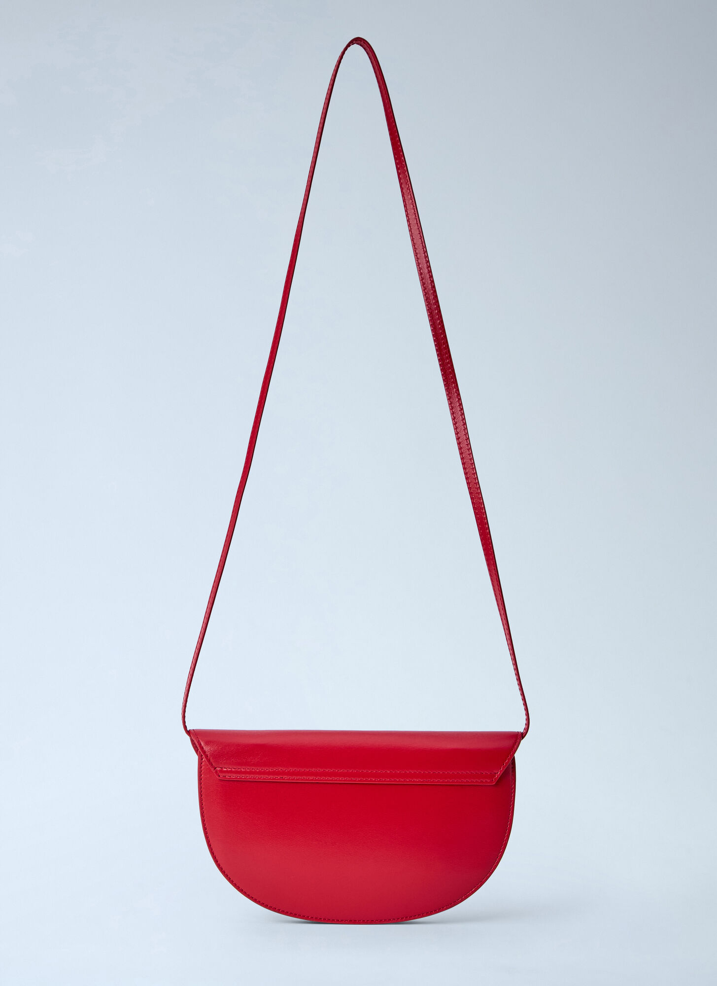  Jil Sander Jil Sander Curve Wallet With Strap - Frau Schultertaschen Red One Size 