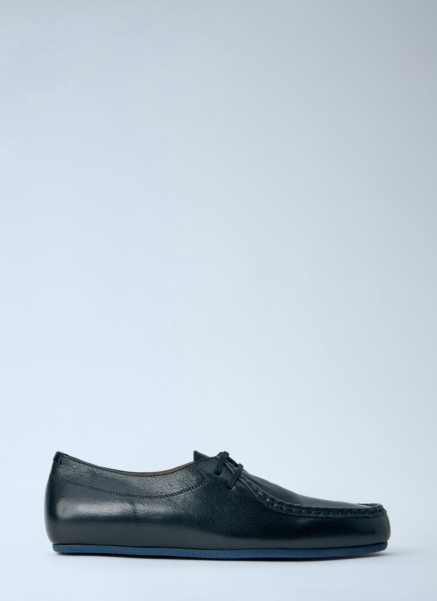 Jil Sander Leather Moccasin Shoes - Woman Lace Ups Black Eu - 40　ジル・サンダー レザー モカシン シューズ - 女性 レースアップ ブラック EU - 40 Jil