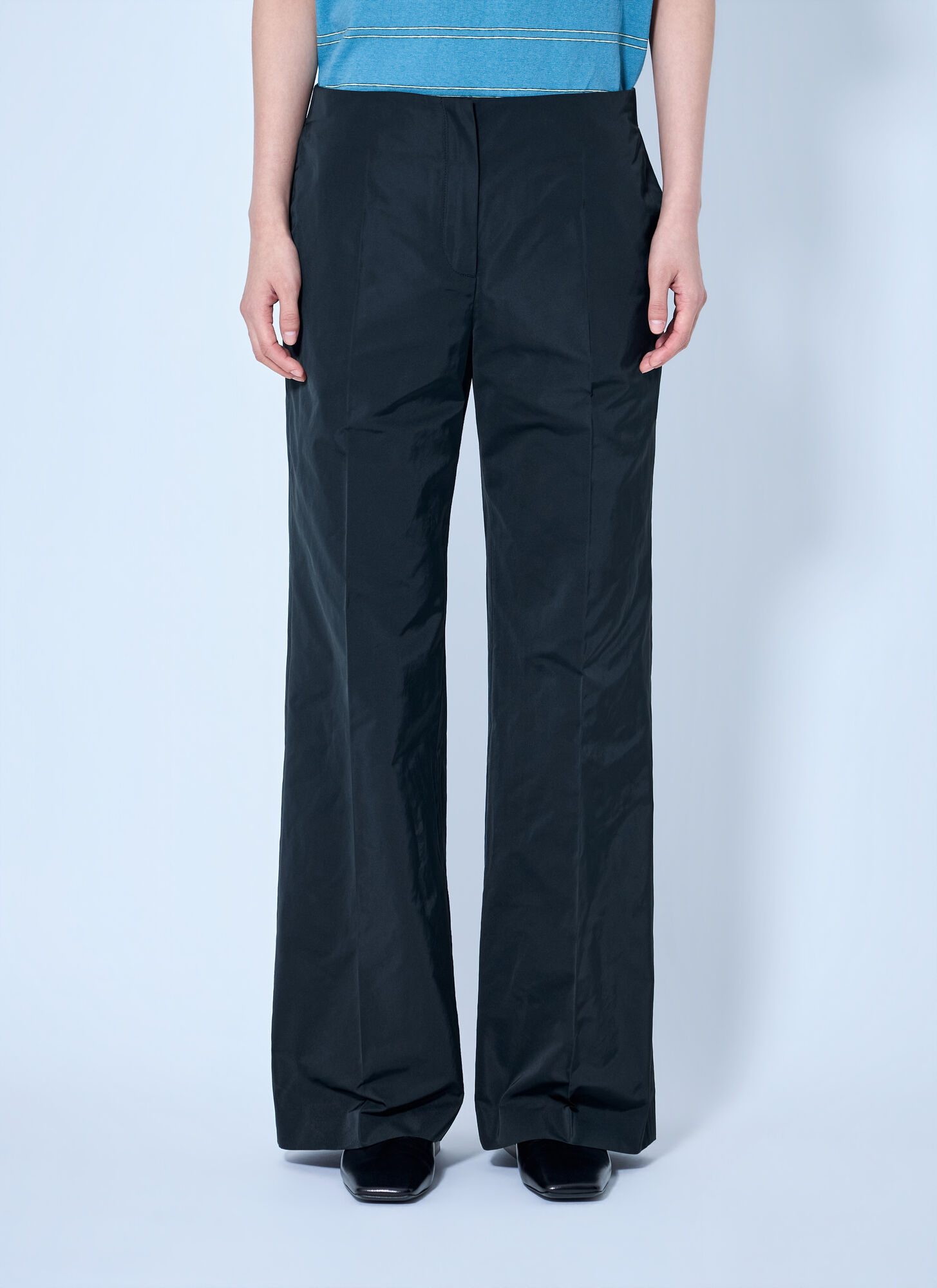 Jil Sander Tailored Wide-Leg Trousers - Woman Pants Black It - 40