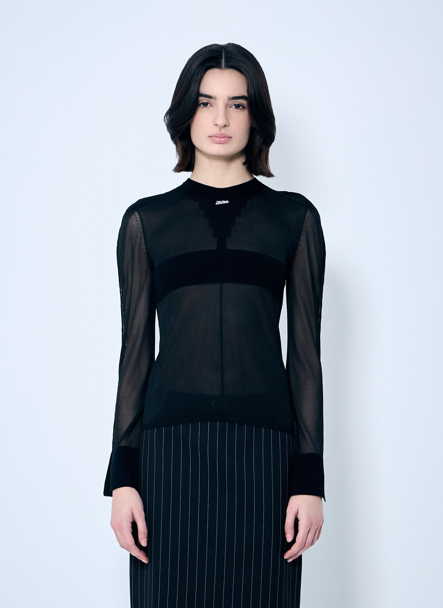 JEAN PAUL GAULTIER OPEN-KNIT SWEATER 