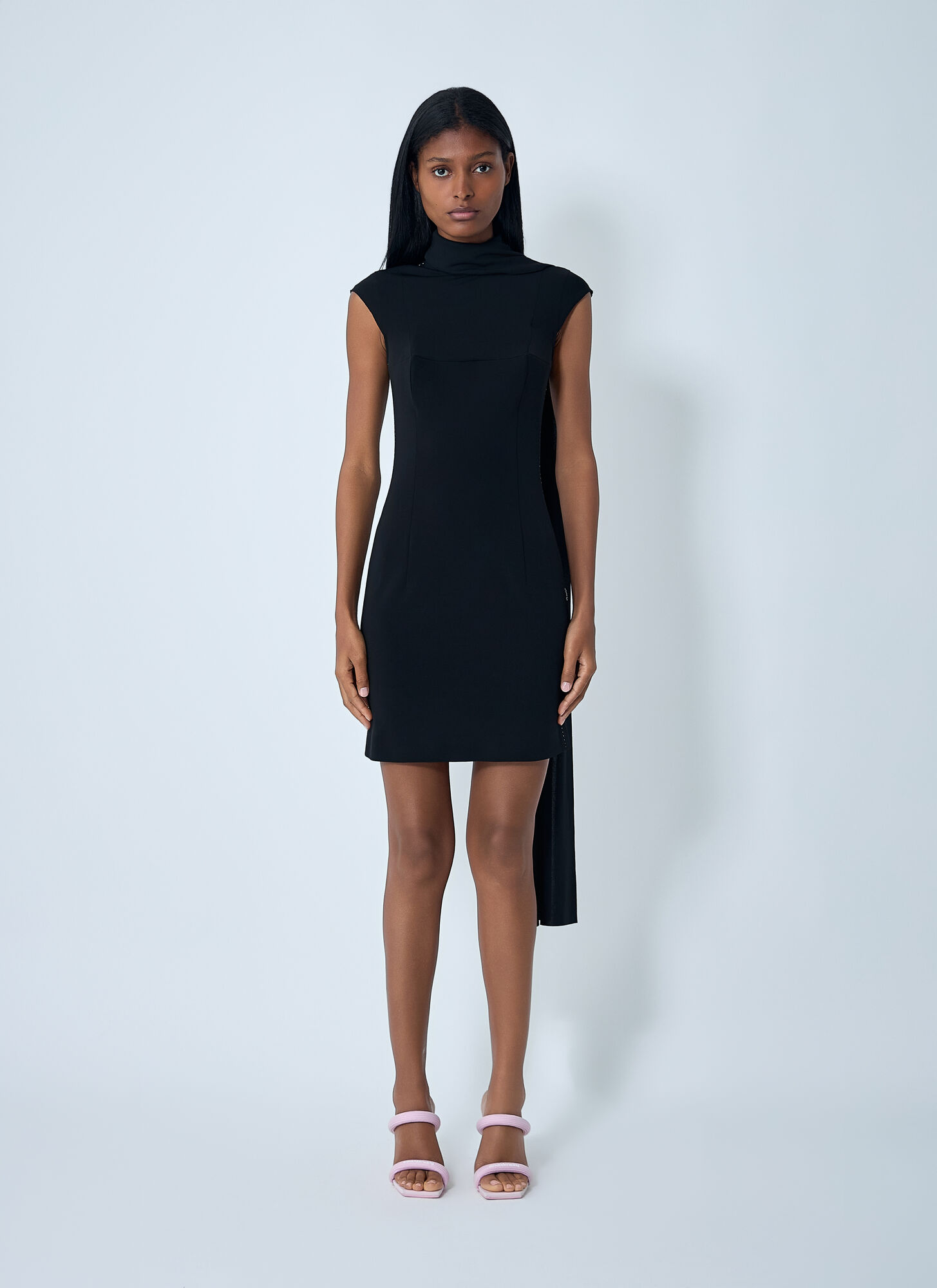 Jean Paul Gaultier Viscose Mini Dress – Woman Dresses Black Fr – 34