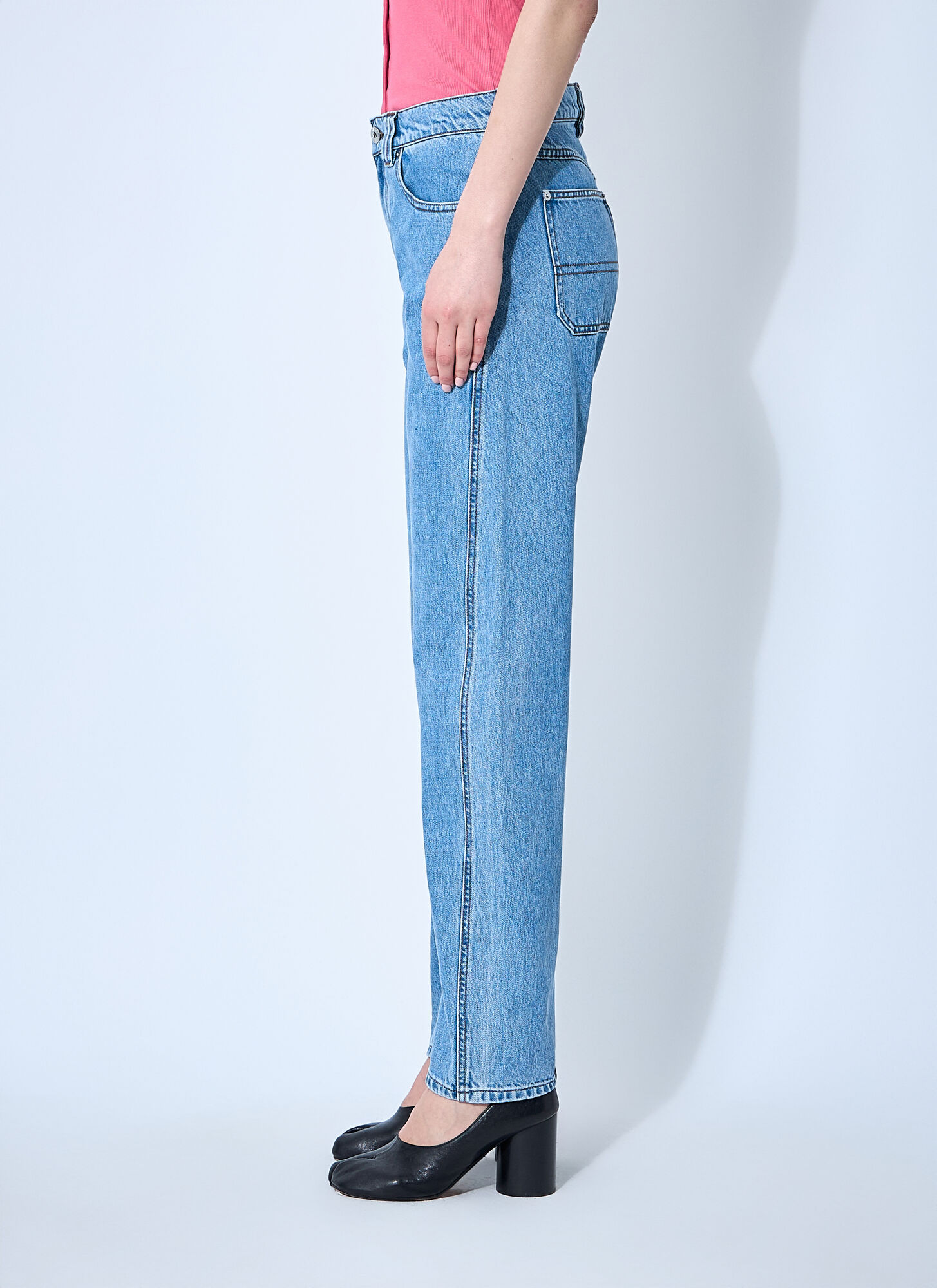  Jw Anderson Jw Anderson Twisted Denim Jeans - Frau Jeans Light Blue 29 
