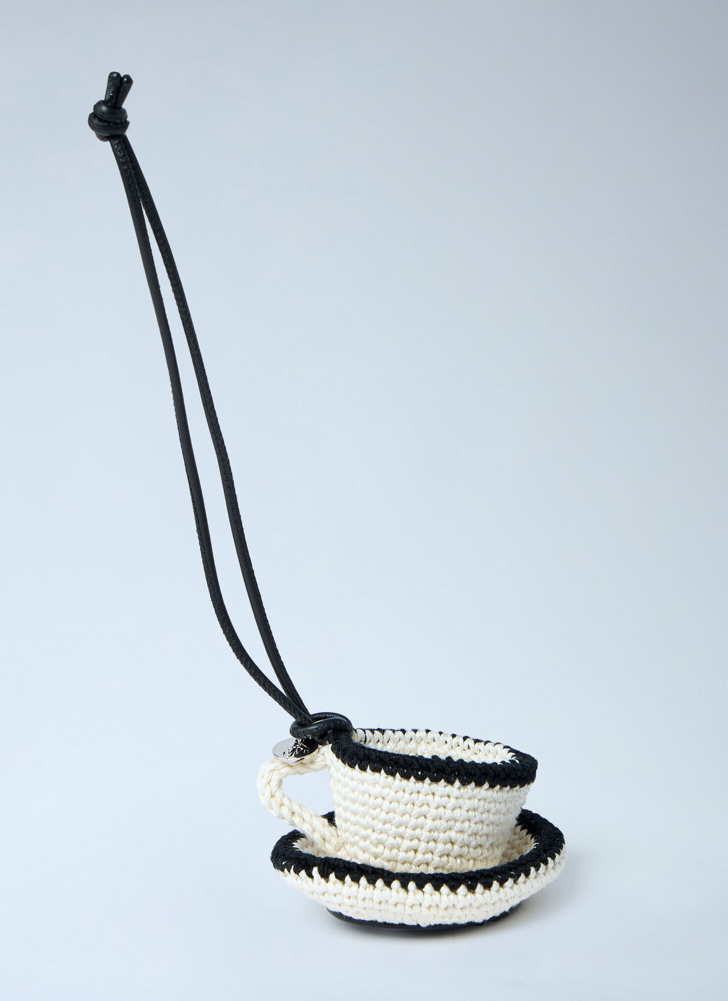 JW Anderson Crochet Charm - Woman Keyrings White One Size　JW アンダーソンのかぎ針編みチャーム - 女性用キーホルダー ホワイト フリーサイズ JW