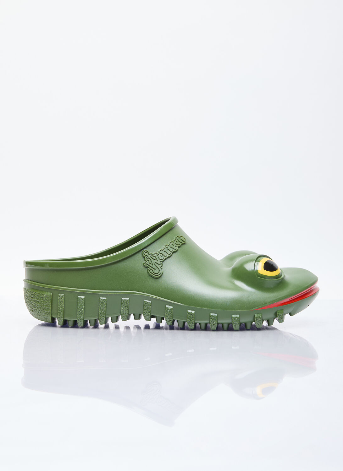 Shop Jw Anderson X Wellipets Frog Slip-on Shoes In Green