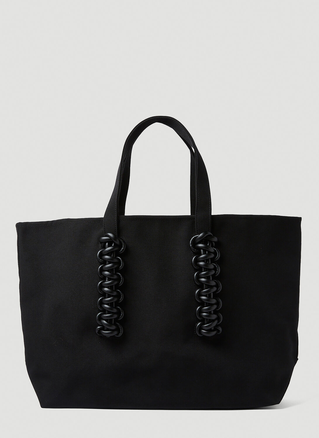KARA Cobra Carryall Tote Bag - Woman Tote Bags Black One Size