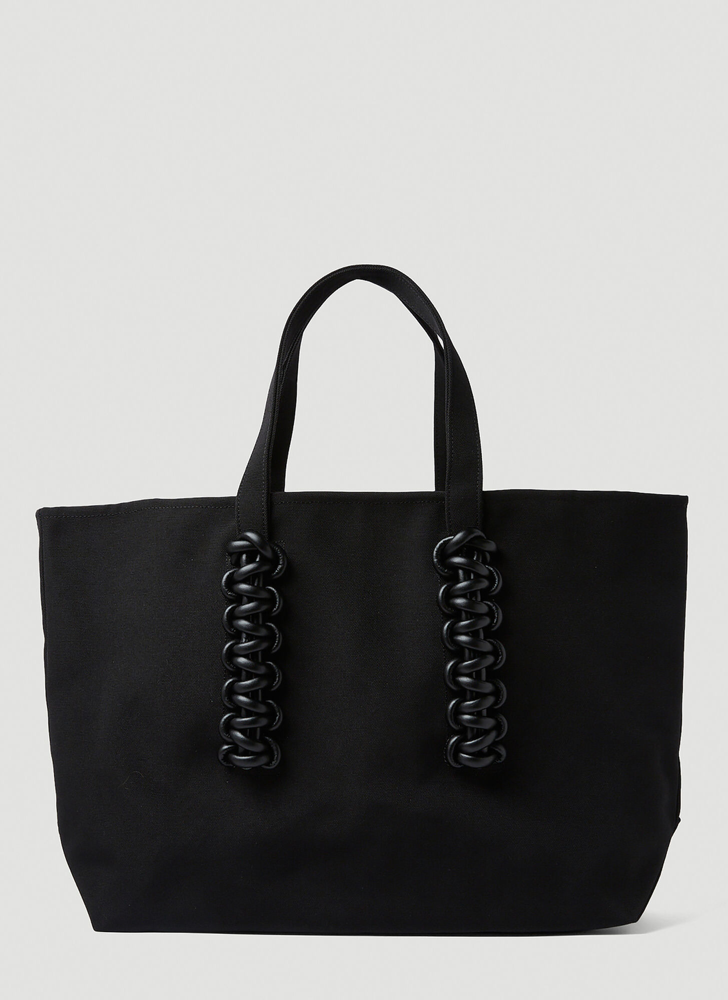 KARA Cobra Carryall Tote Bag - Woman Tote Bags Black One Size