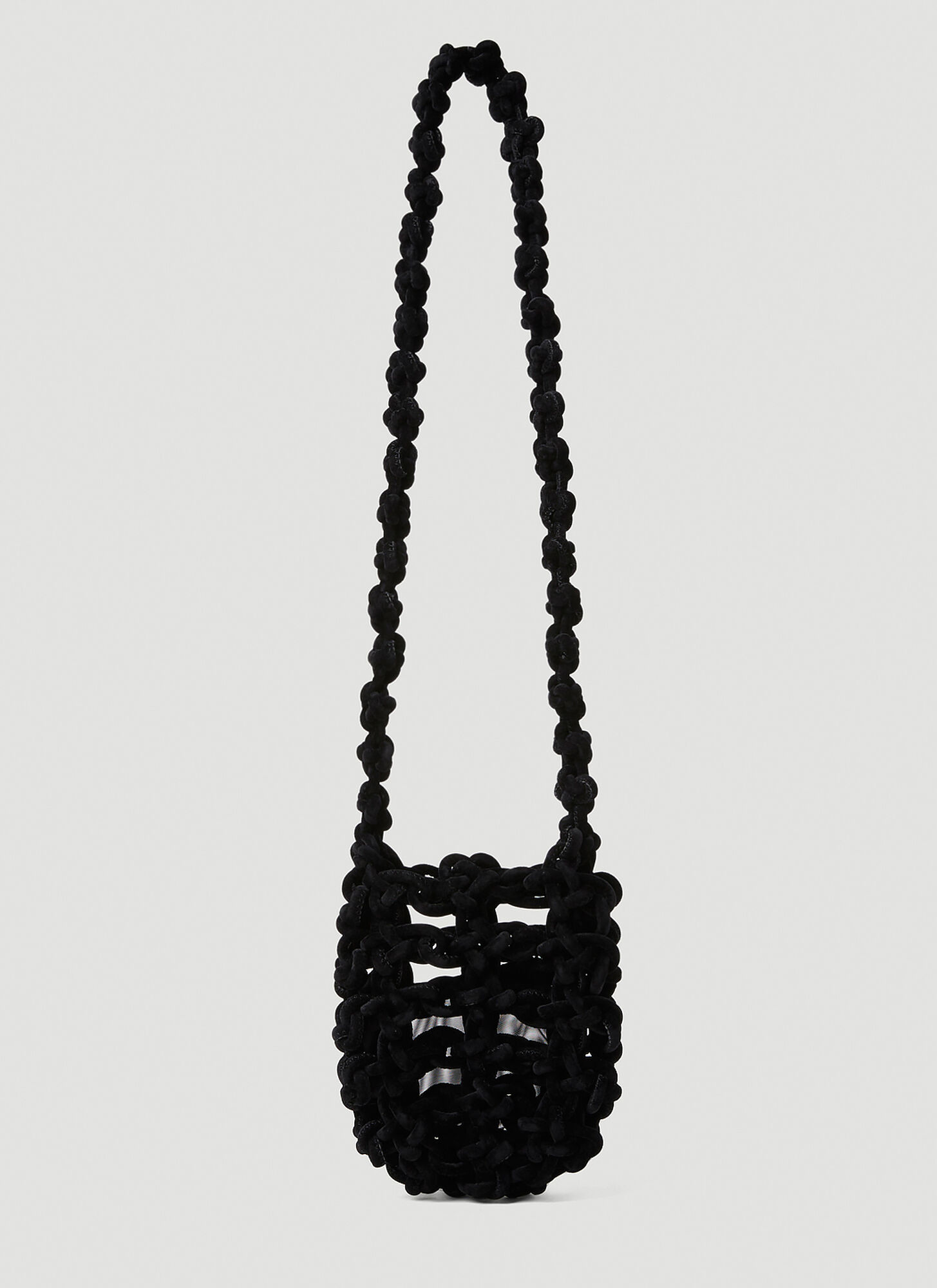 KARA Knot Tech Pouch Shoulder Bag - Woman Shoulder Bags Black One Size