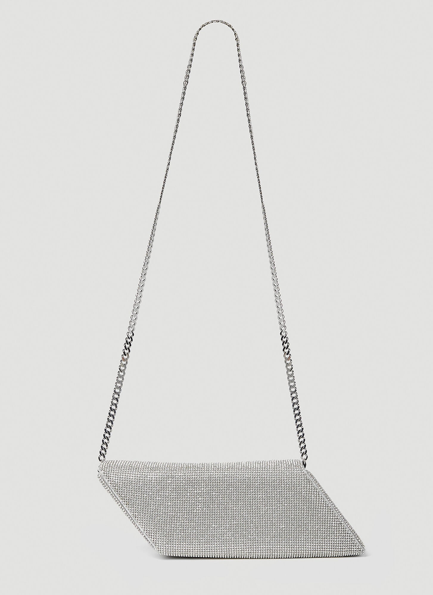  Kara Kara Parallelogram Shoulder Bag - Frau Schultertaschen Silver One Size 