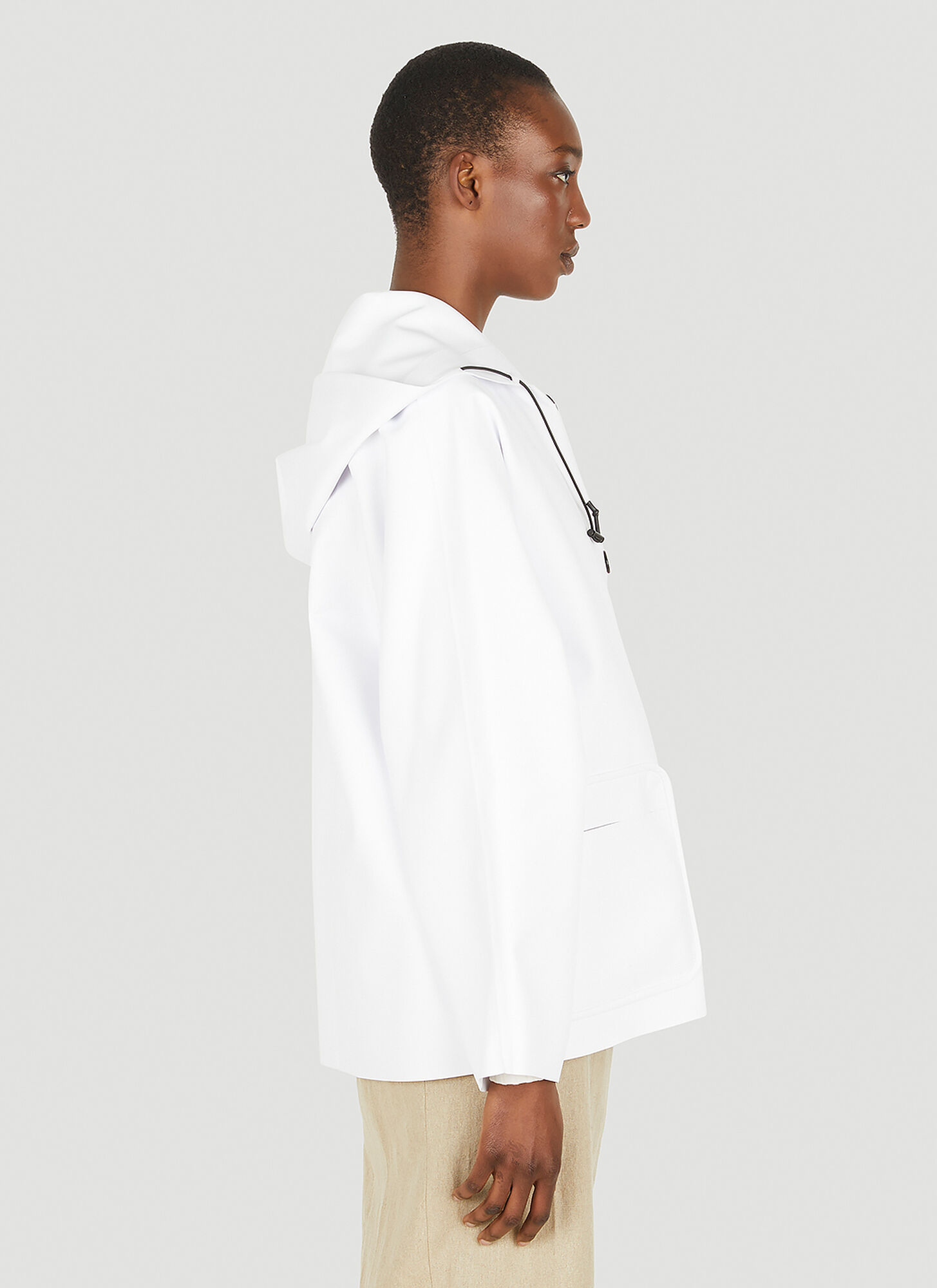  Kassl Editions Kassl Editions Sailor Short Jacket - Frau Jacken White L 