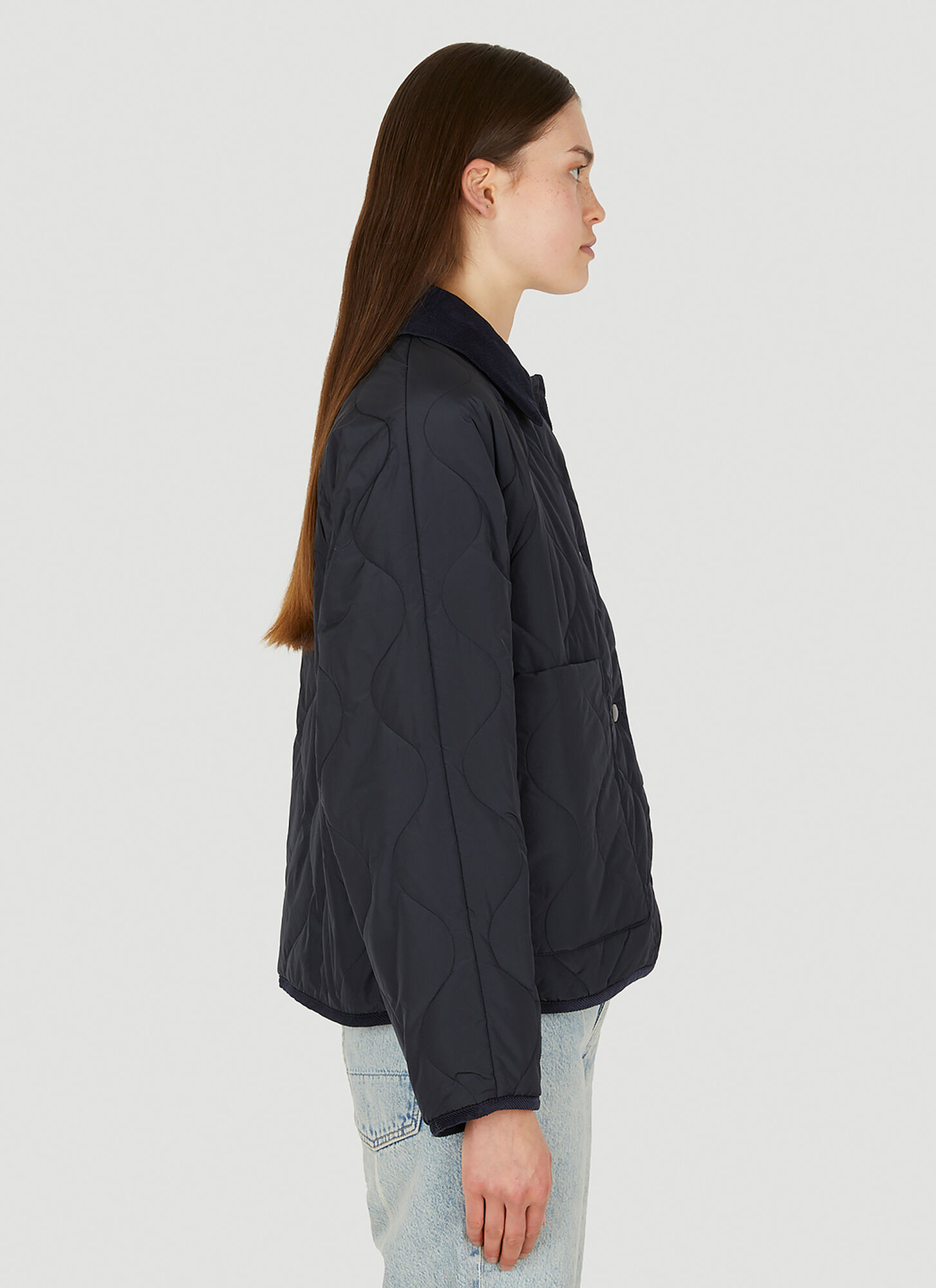  Kassl Editions Kassl Editions Original Quilted Jacket - Woman Jackets Navy M 
