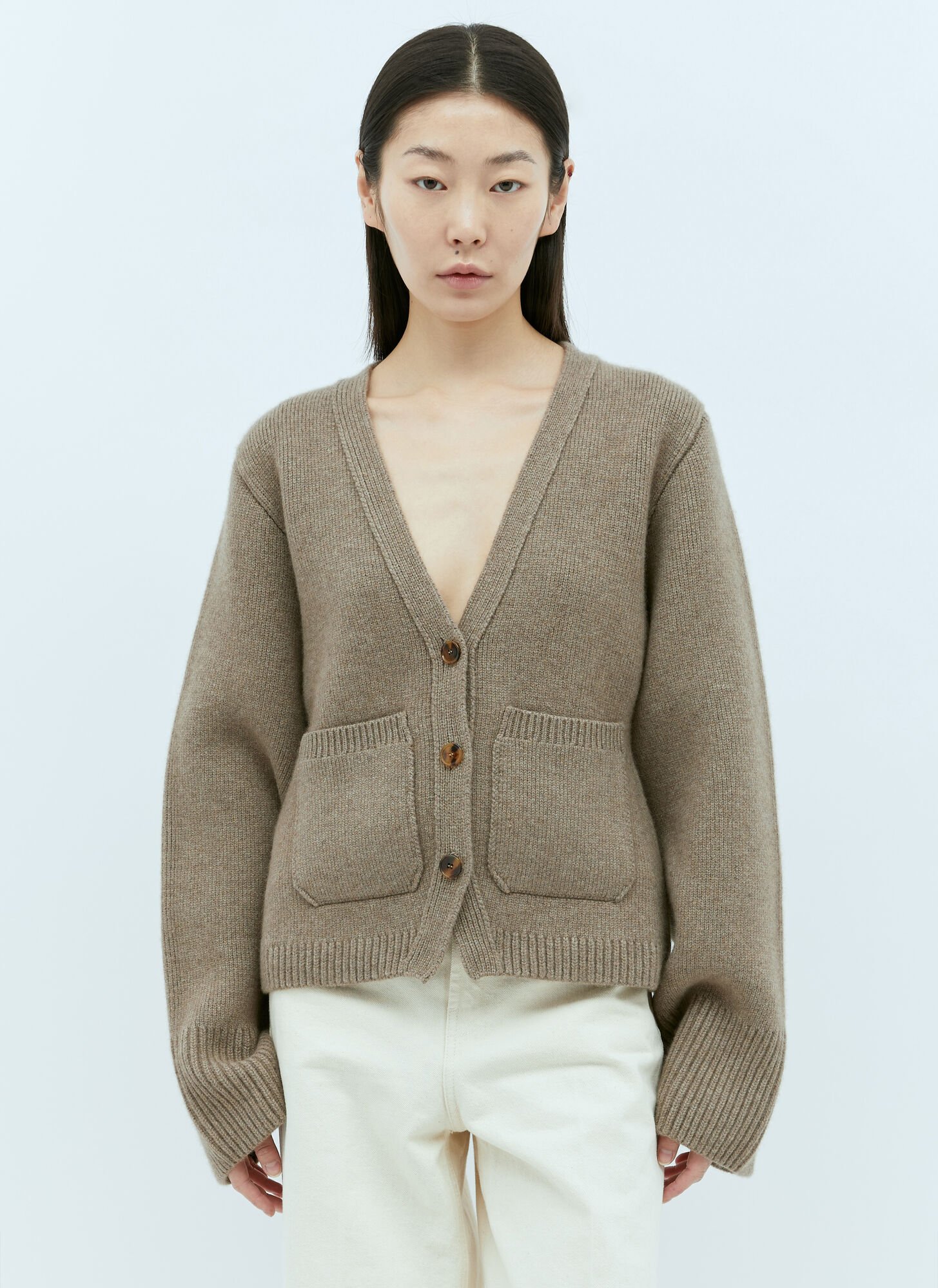 Khaite Women's Cardigan Scarlet | Size Xs | 8267600 Color K600216 In Brown