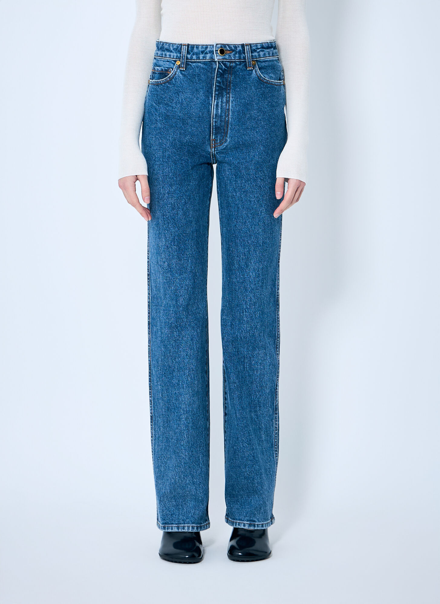 Khaite Women's Blue Danielle Jeans - Woman Jeans 28