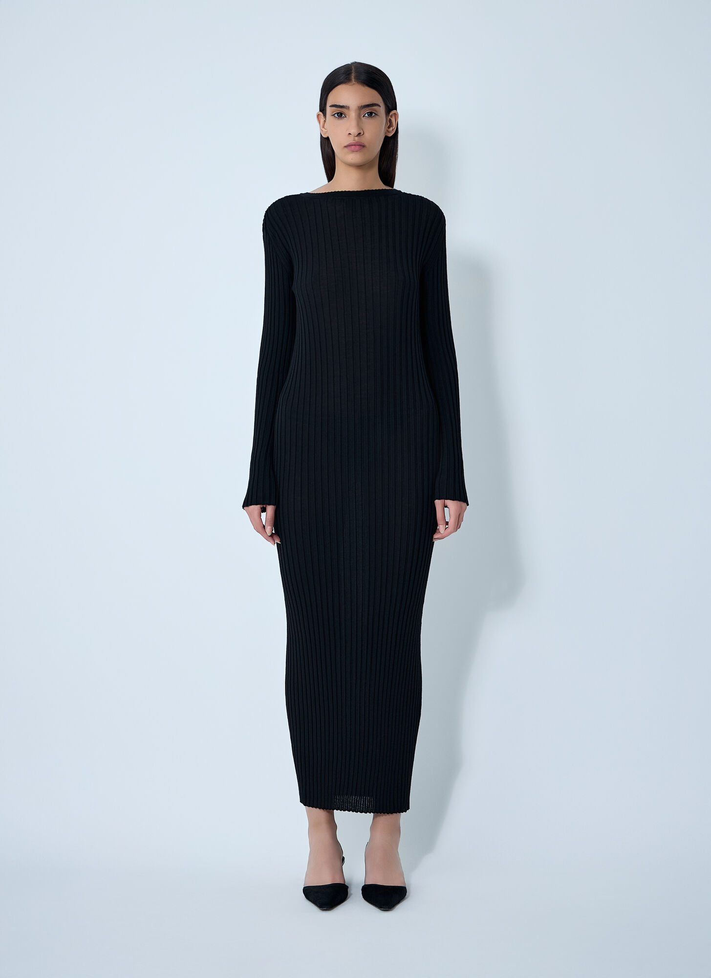Khaite Sigrid Wool Maxi Dress – Woman Dresses Black M