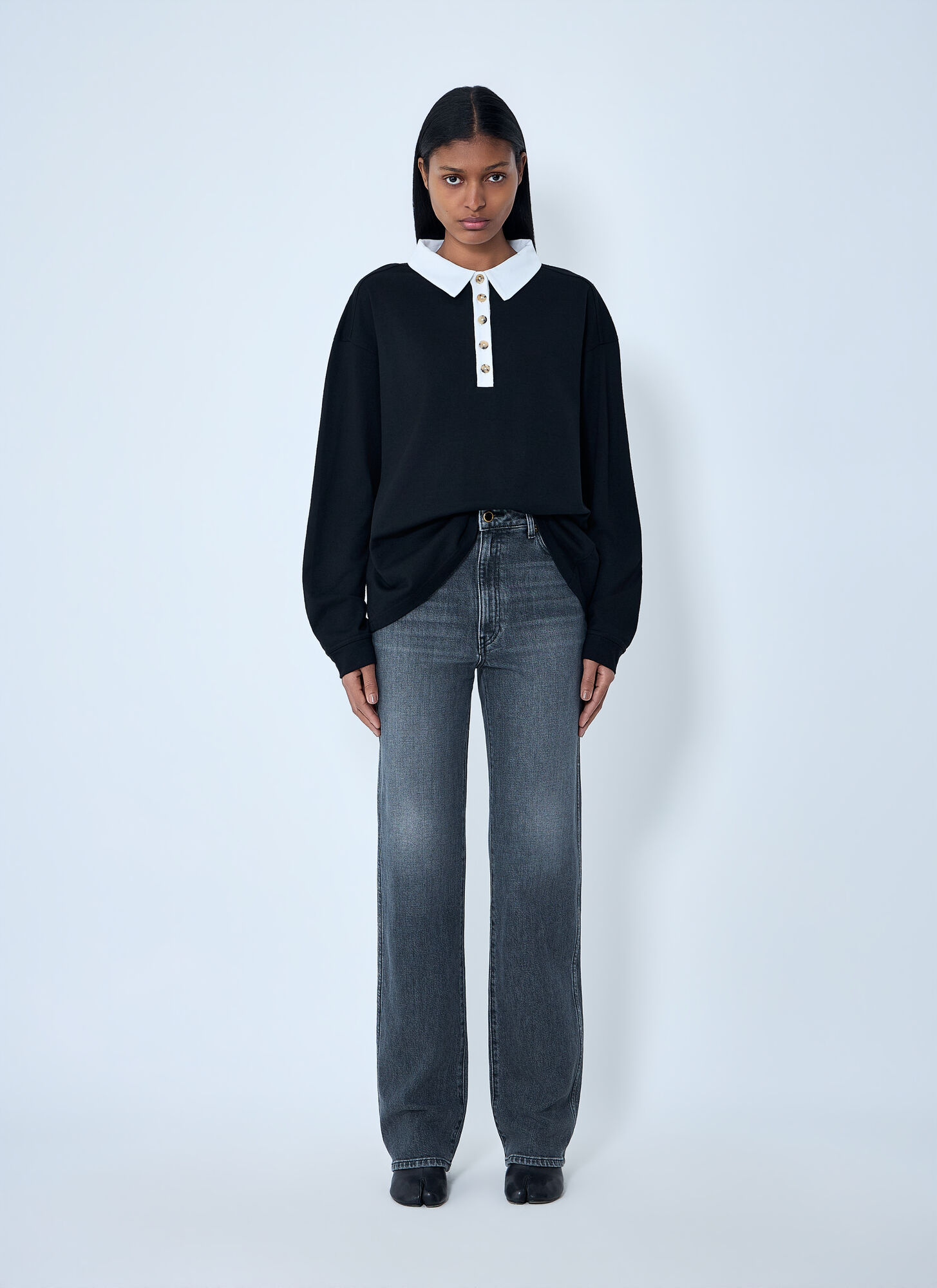  Khaite Khaite Danielle Jeans - Frau Jeans Grey 29 