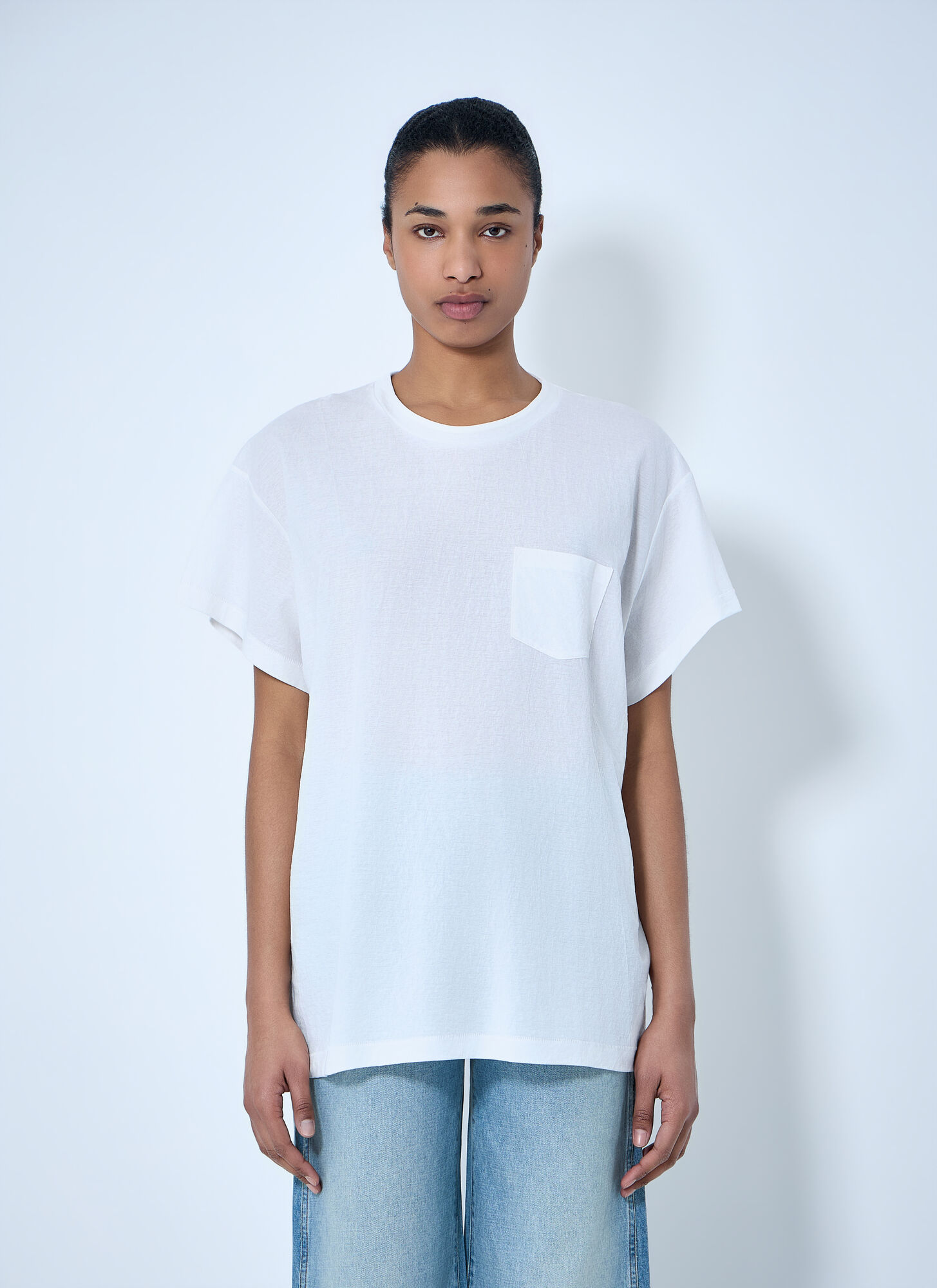 Khaite Khaite Cotton Jersey T-shirt - Woman T-shirts White S　Khaite コットン ジャージ T シャツ - 女性 T シャツ ホワイト S