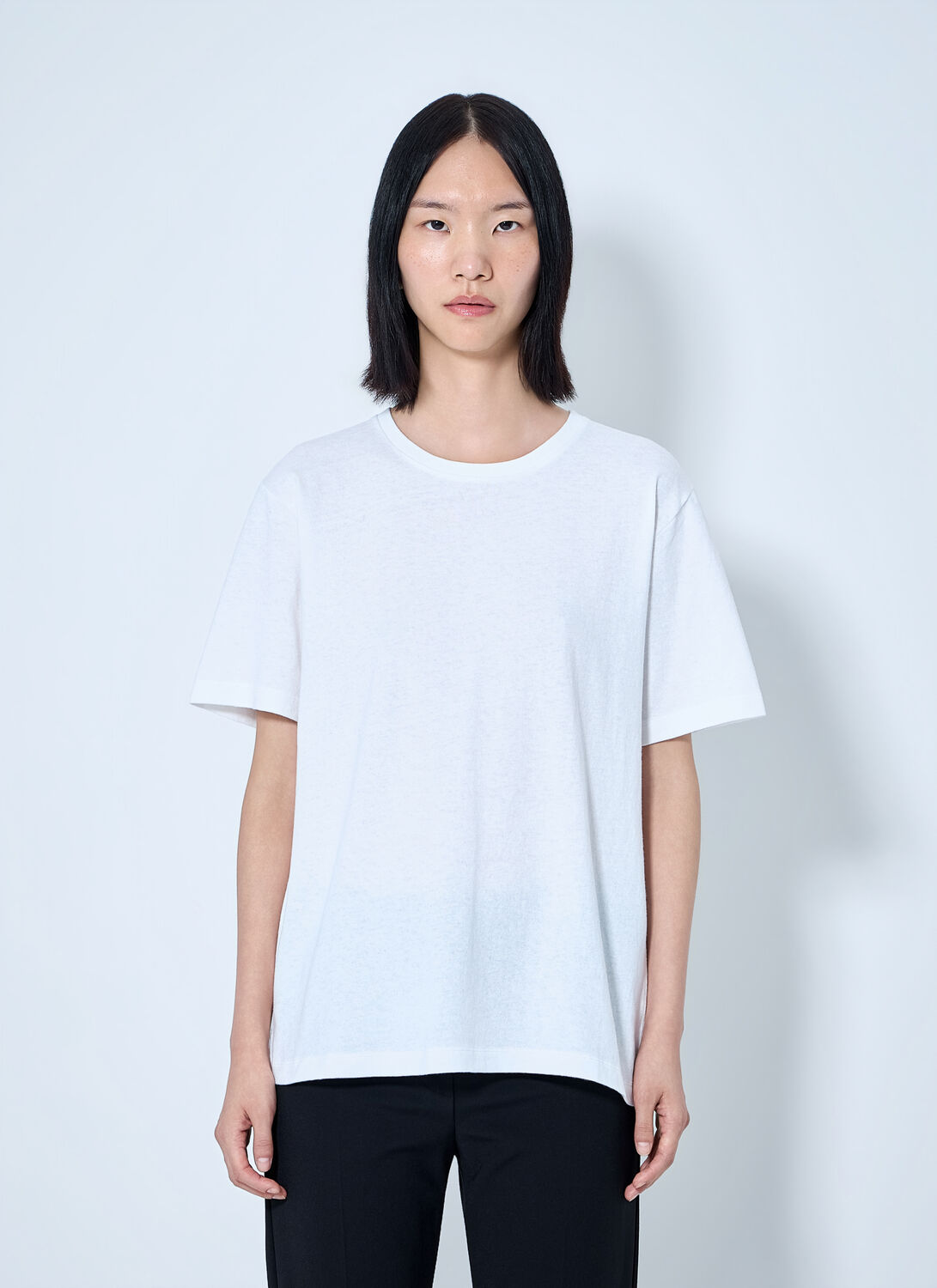 Khaite Crewneck Cotton T-shirt - Woman T-shirts White S