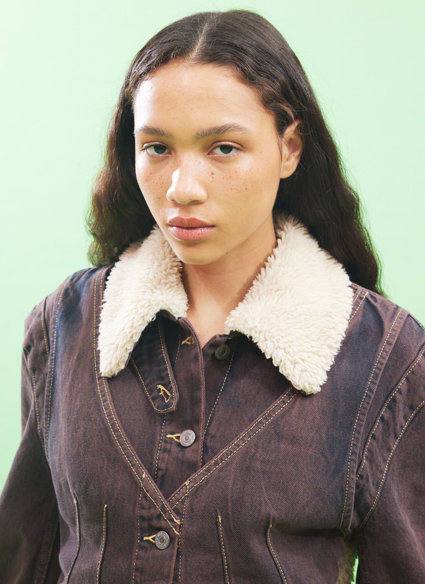 Kiko Kostadinov x Levi's Paneled Denim Jacket - Coats - BeyondStyle