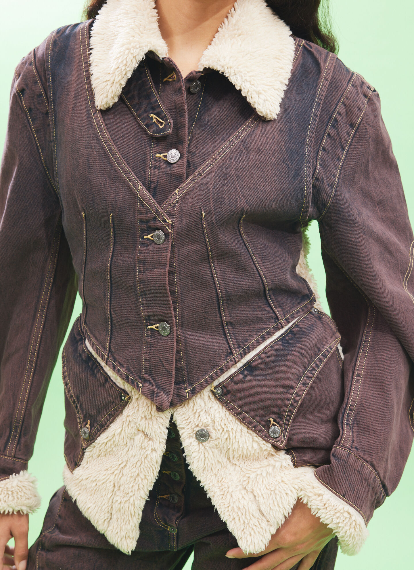 Kiko Kostadinov x Levi's Paneled Denim Jacket - Jackets