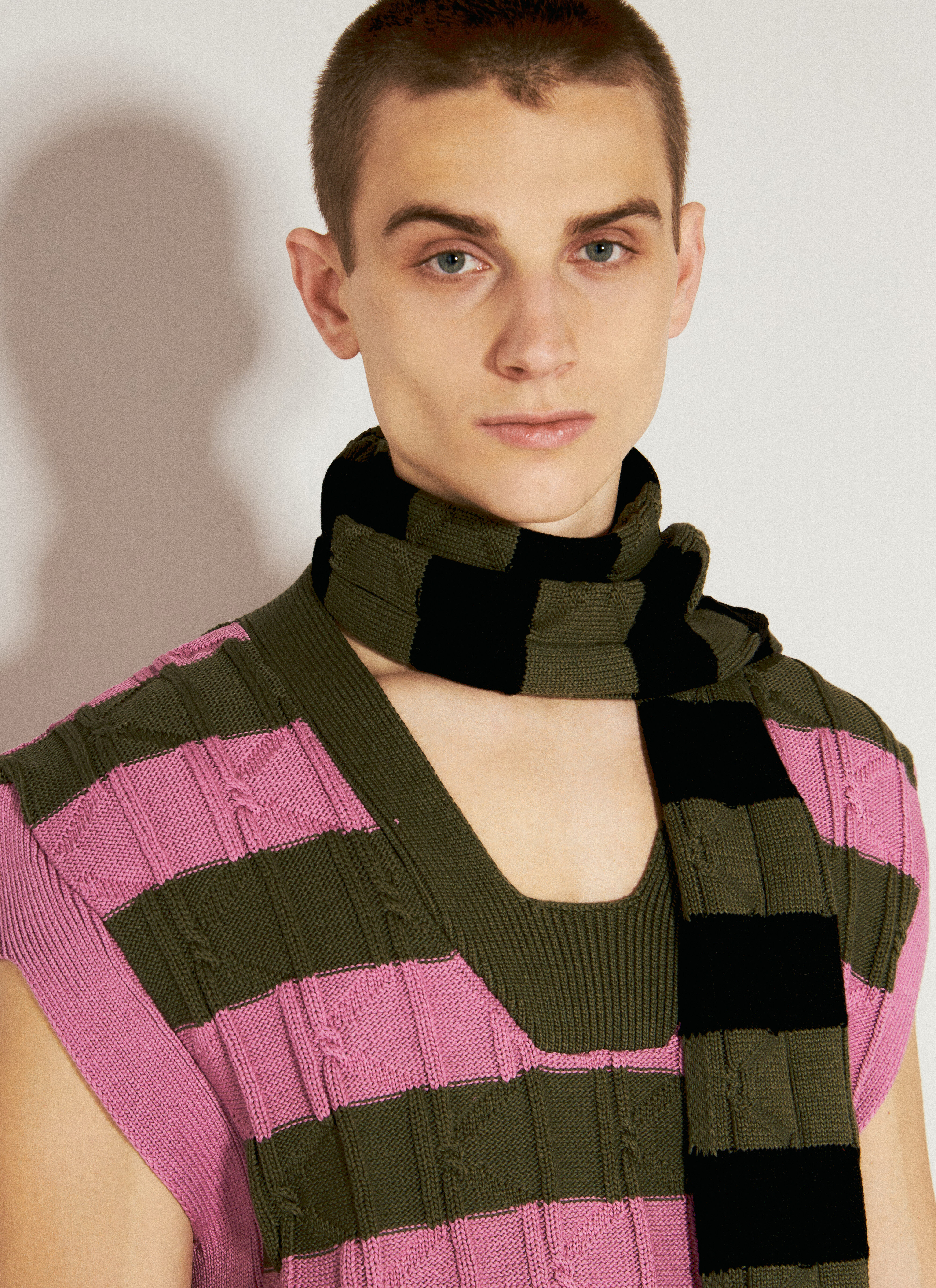 小物 Kiko kostadinov Merli scarf 24ss Kiko Kostadinov Merli Scarf In Black | ModeSens