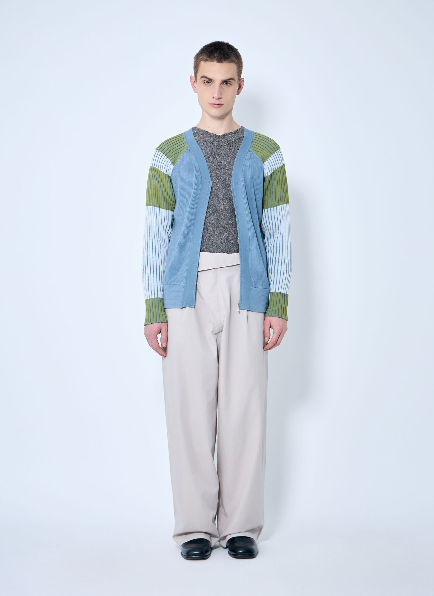  Kiko Kostadinov Kiko Kostadinov Inex Cardigan - Mann Strickjacken Grey It - 48 