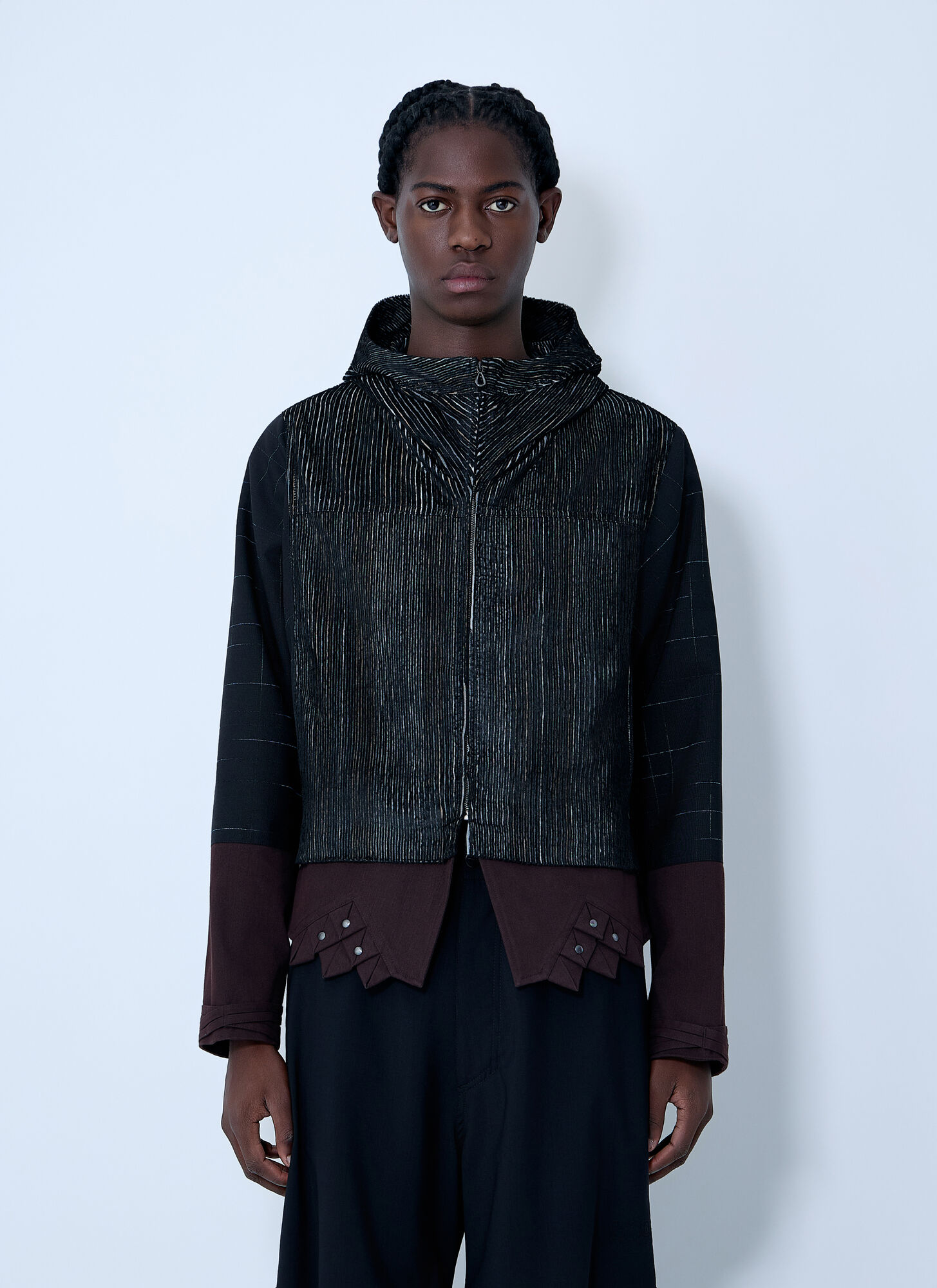 Kiko Kostadinov Estike 连帽夹克 - Male 外套&夹克 Grey Eu - 48