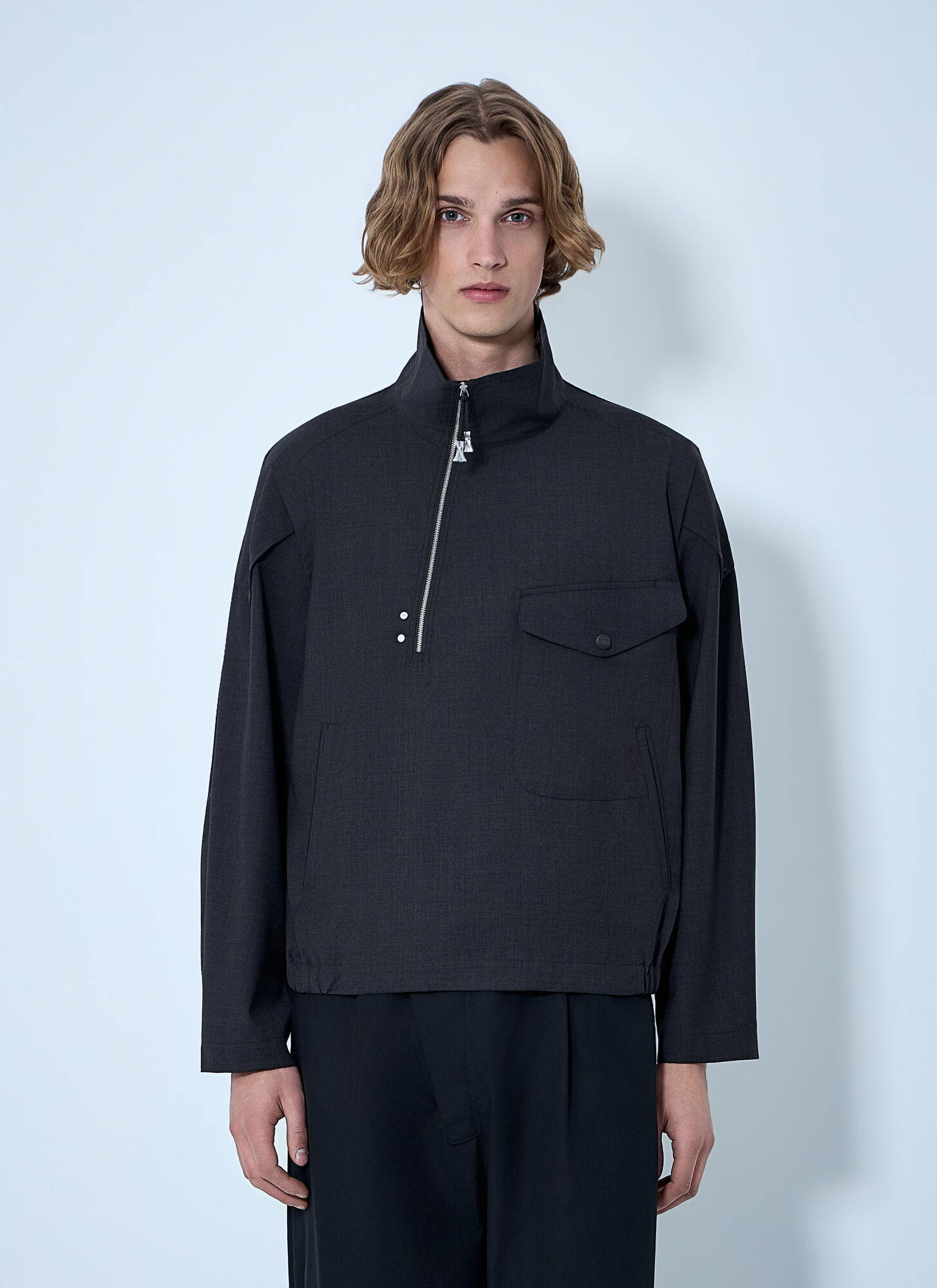 Kiko Kostadinov Men's Dark Grey Farkas Jacket - Man Sweatshirts Eu - 50