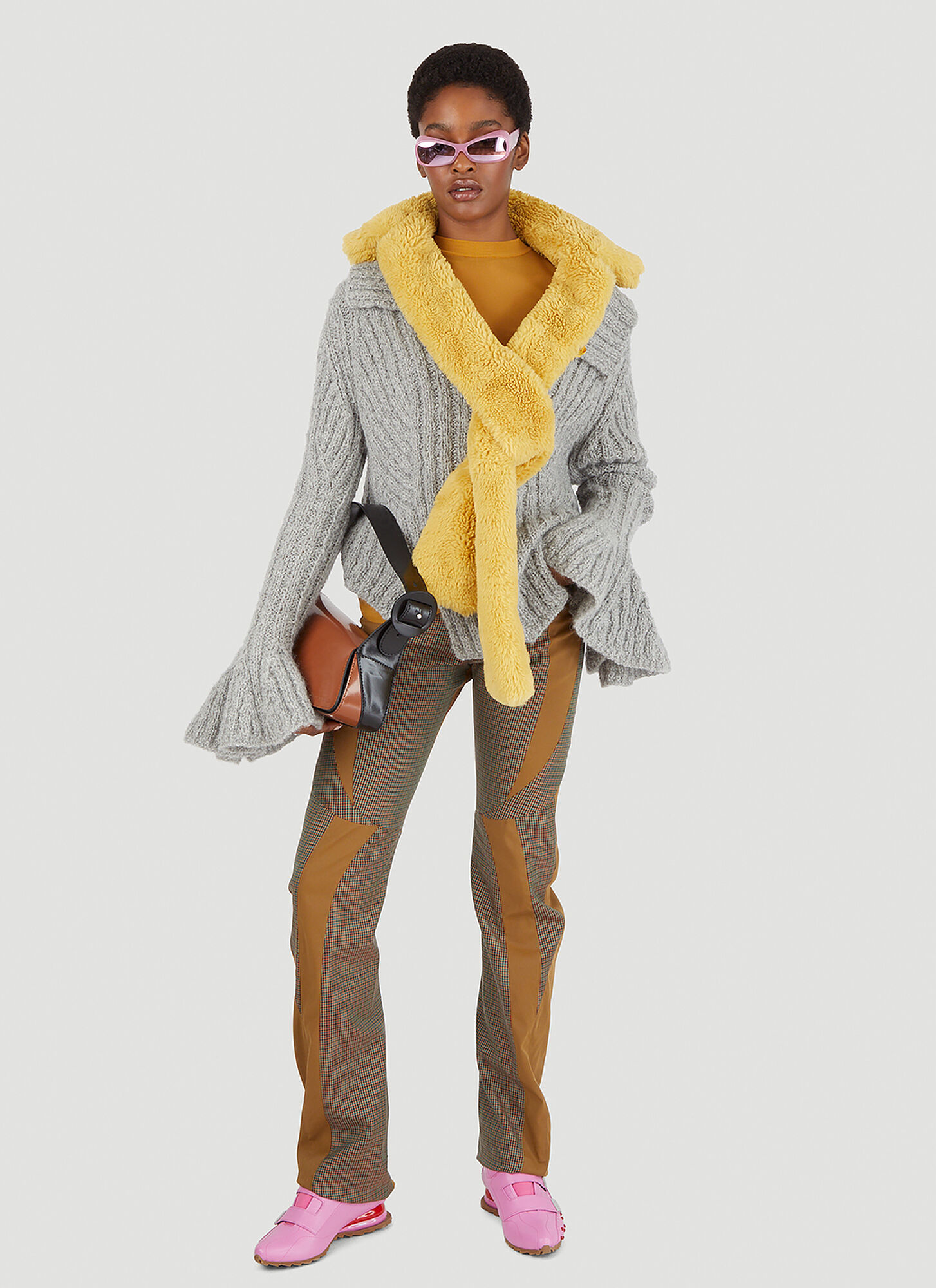  Kiko Kostadinov Kiko Kostadinov Consuelo Cardigan - Frau Strick Grey Fr - 36 