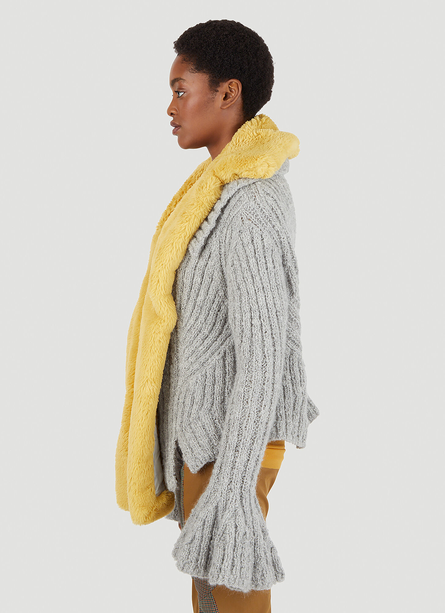 Kiko Kostadinov Kiko Kostadinov Consuelo Cardigan - Frau Strick Grey Fr - 36 