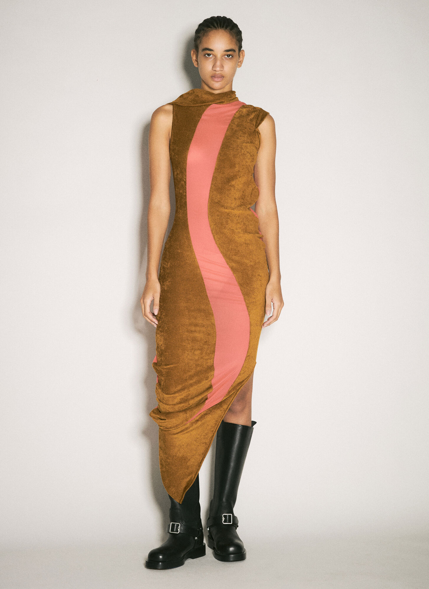 Kiko Kostadinov Pendle Dress – Woman Dresses Brown Fr – 40