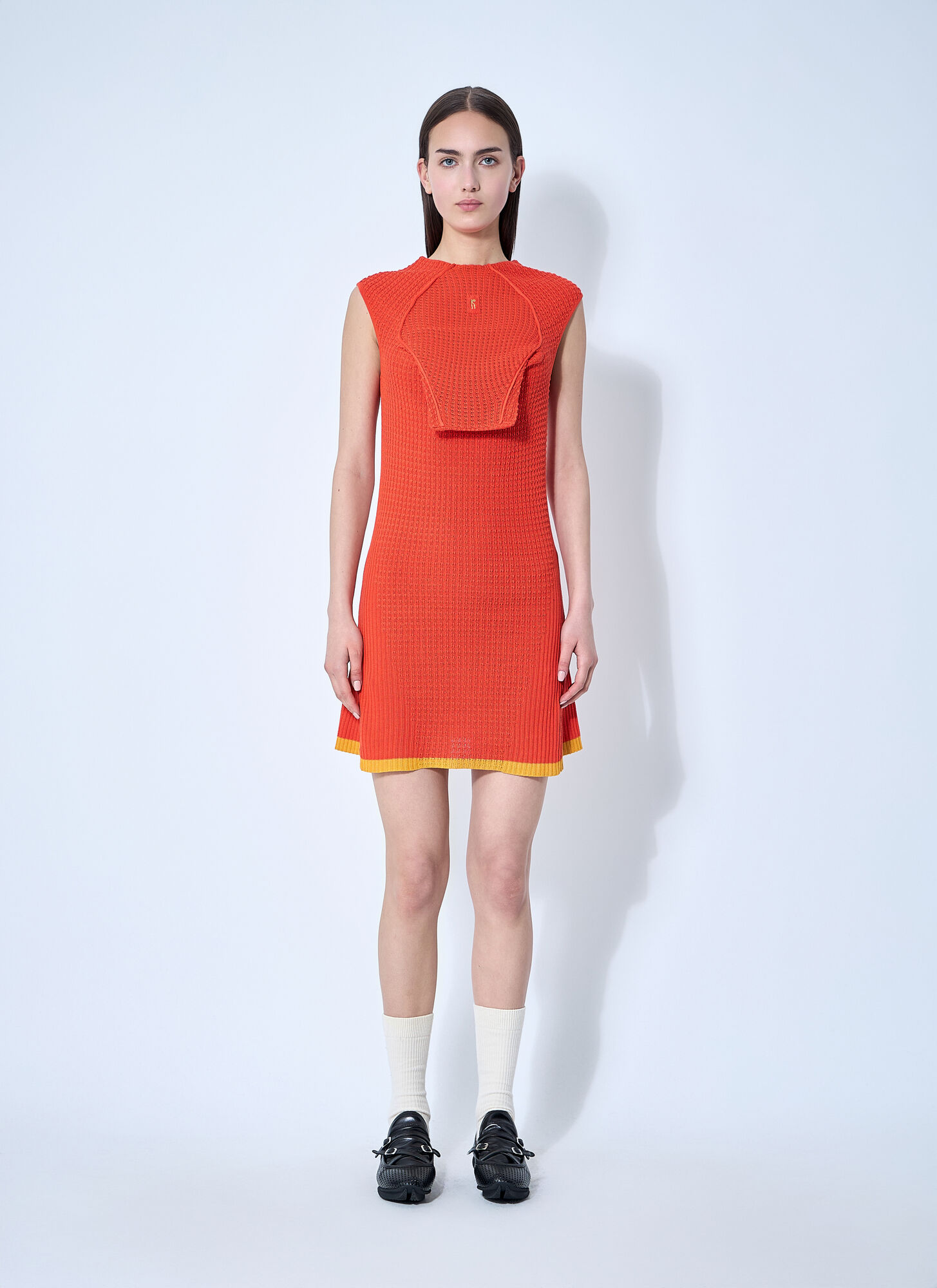 Kiko Kostadinov Vecto Knit Dress – Woman Dresses Red Fr – 40