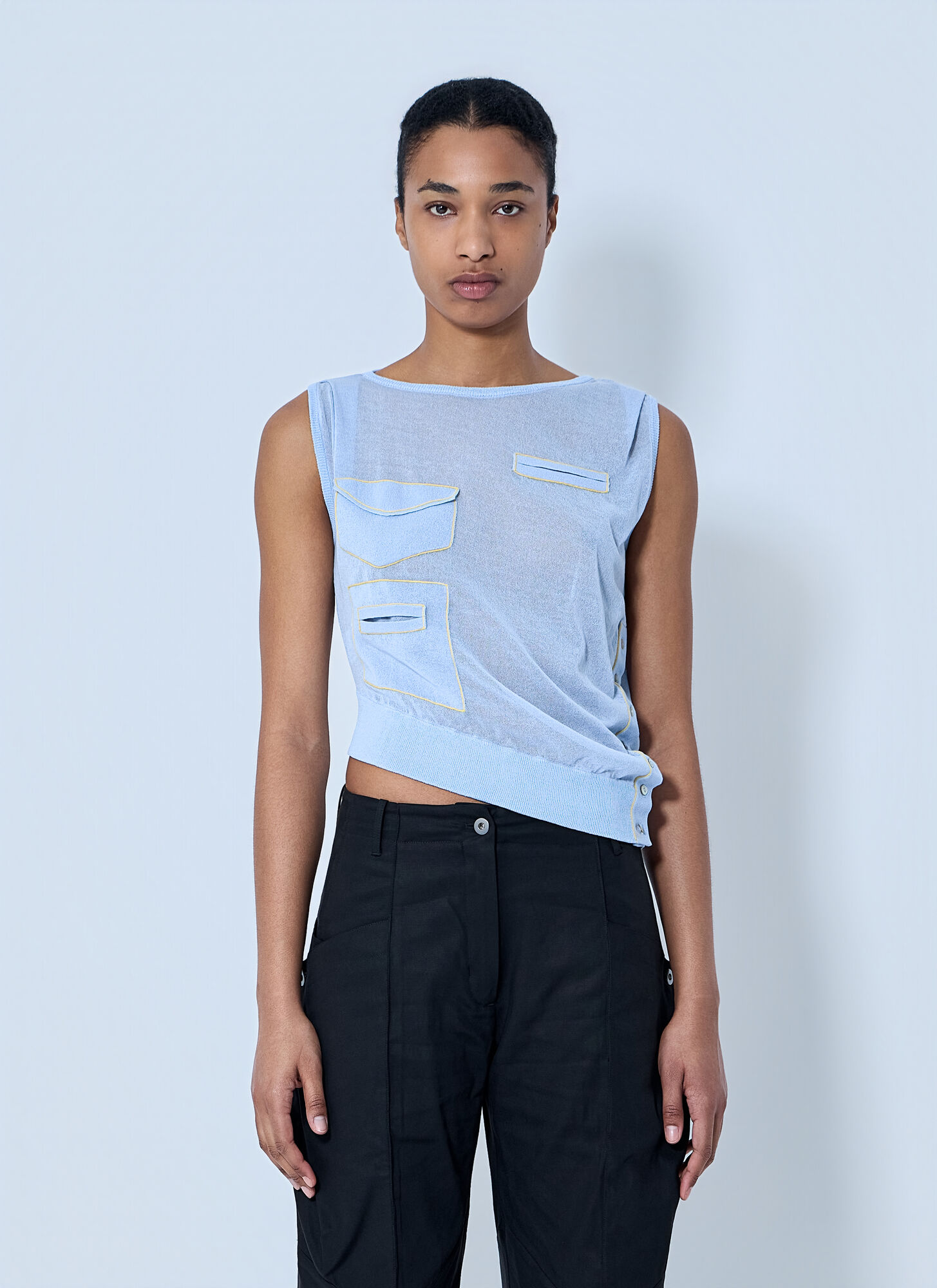 Kiko Kostadinov Kreiner 针织上衣 - Female 针织衫 Blue Fr - 34