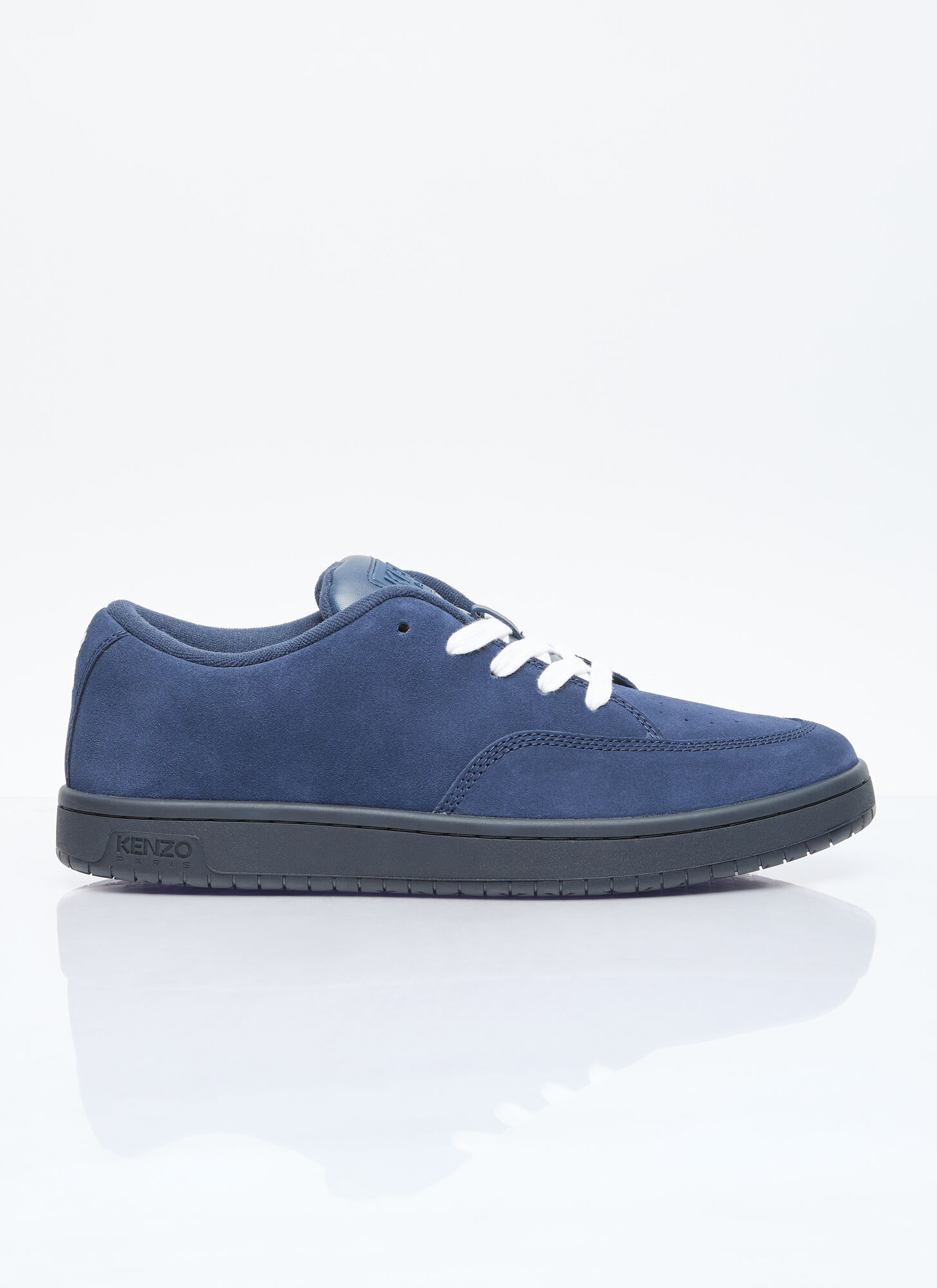 Kenzo Dome Suede Sneakers In Navy