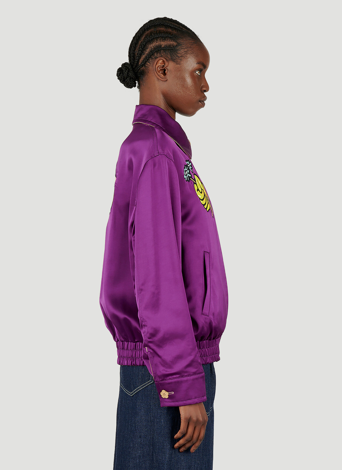  Kenzo Kenzo Boke Boy Reversible Jacket - Frau Jacken Purple S 