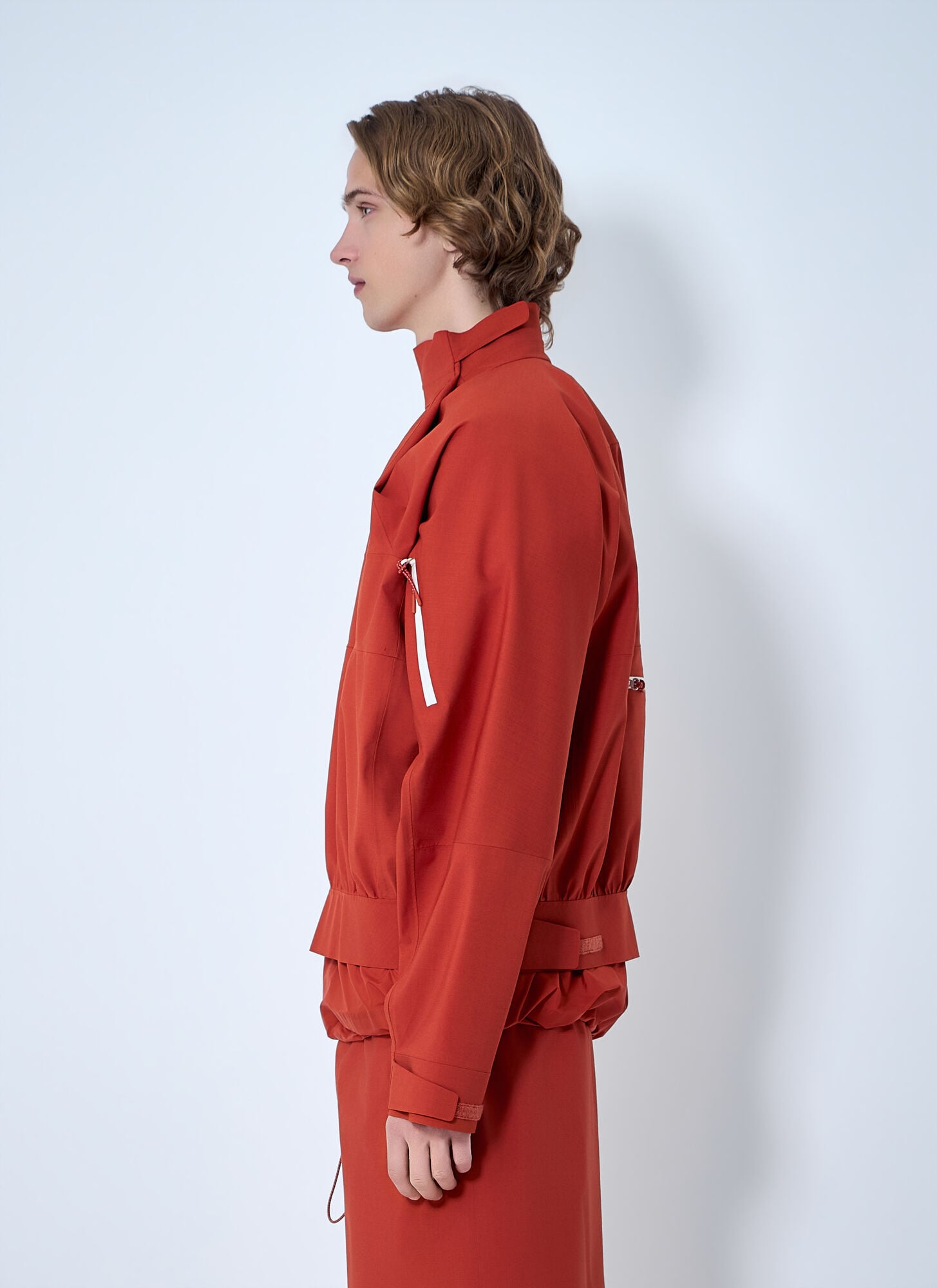  Lacoste Lacoste Asymmetric Zip Jacket - Mann Sweatshirts Red S - M 