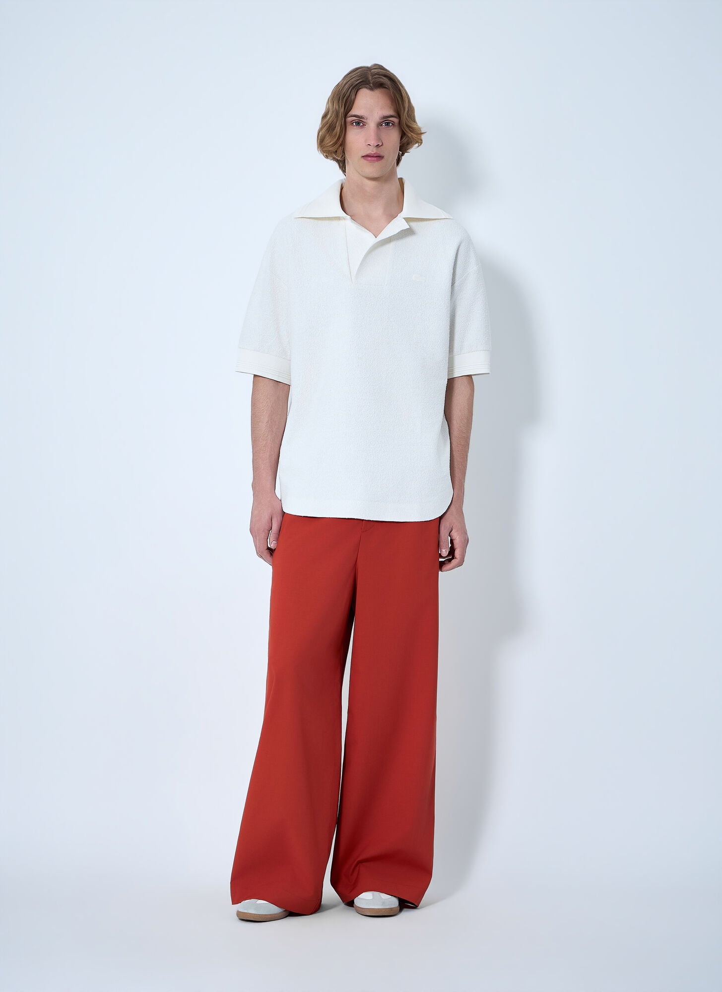  Lacoste Lacoste Terry Polo Shirt - Mann T-shirts Cream S 