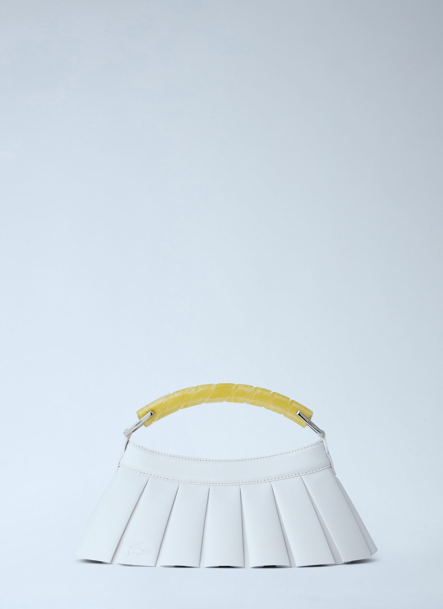Lacoste Unisex White Runway H Lenglen Leather Bag - Crossbody Bags One Size