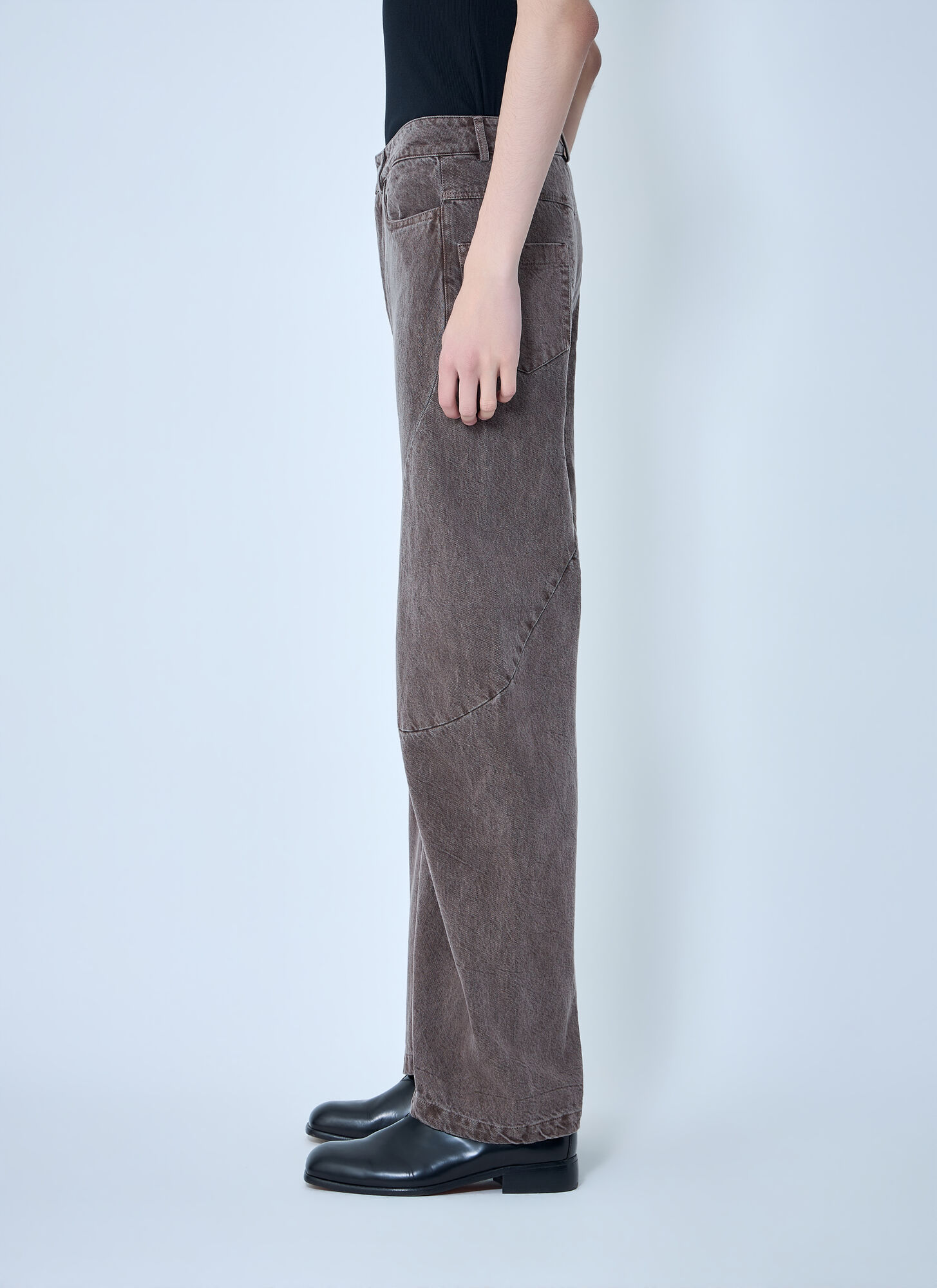  Lueder Lueder Engineered Flare Pants -  Hosen Brown S 