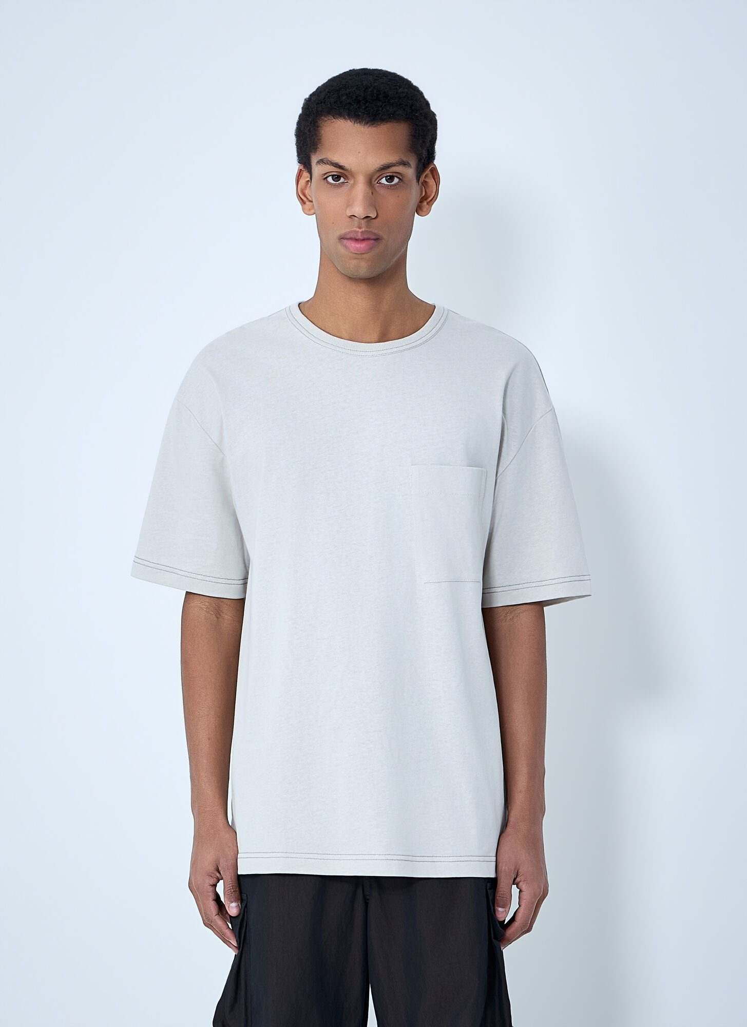 Lemaire Lemaire Boxy T-shirt - Man T-shirts White L　ルメール ボクシー T シャツ - マン T シャツ ホワイト L