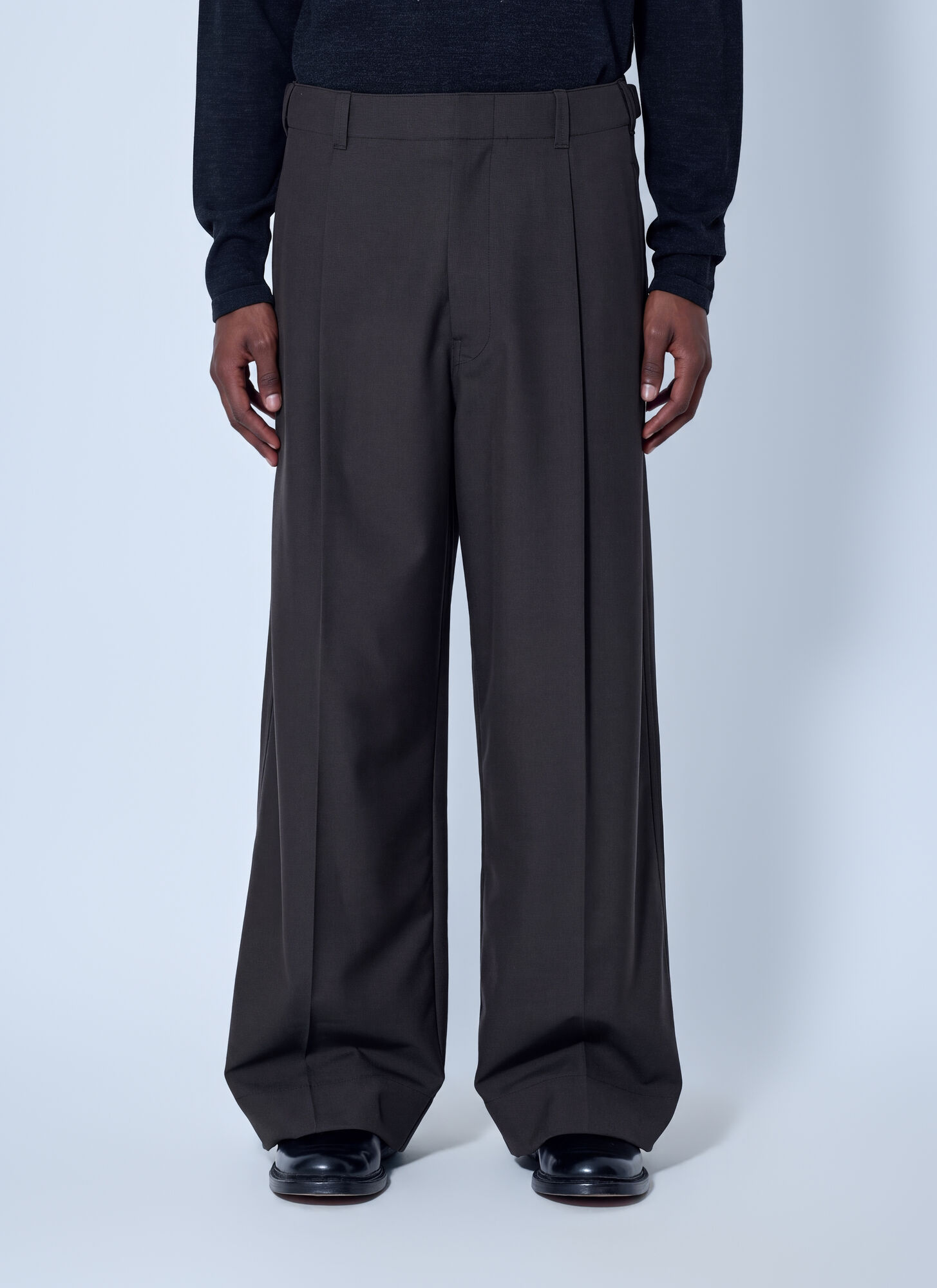 Lemaire Uomo Dark Green Single Pleat Tailored Pants - Man Pants It - 50